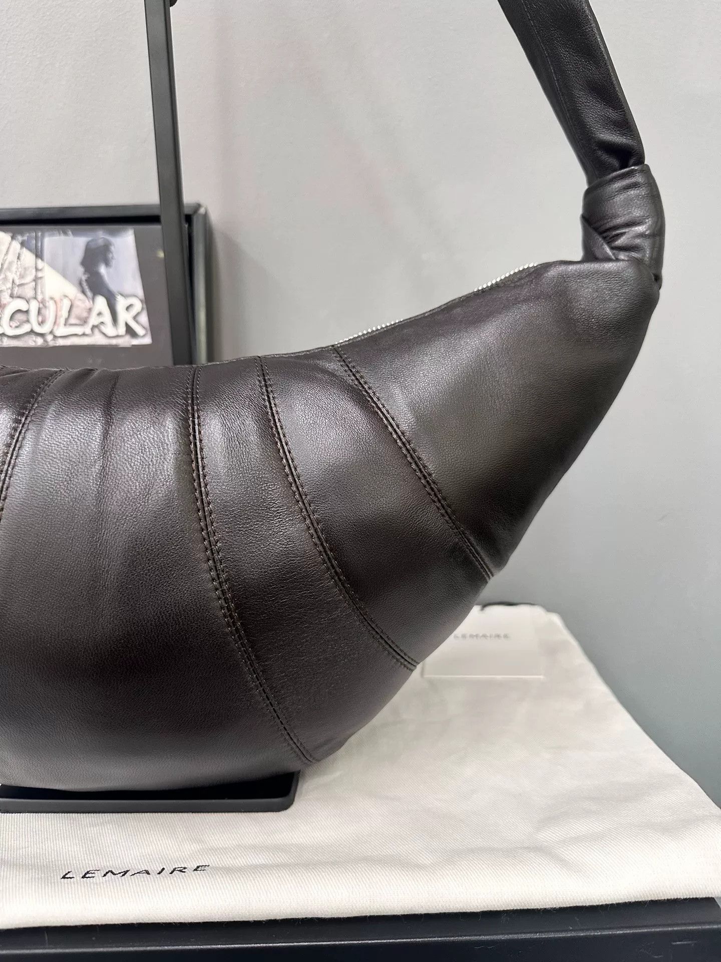 Lemaire Lemaire Medium Sheepskin Croissant Bag Size ONE SIZE - 6 Thumbnail
