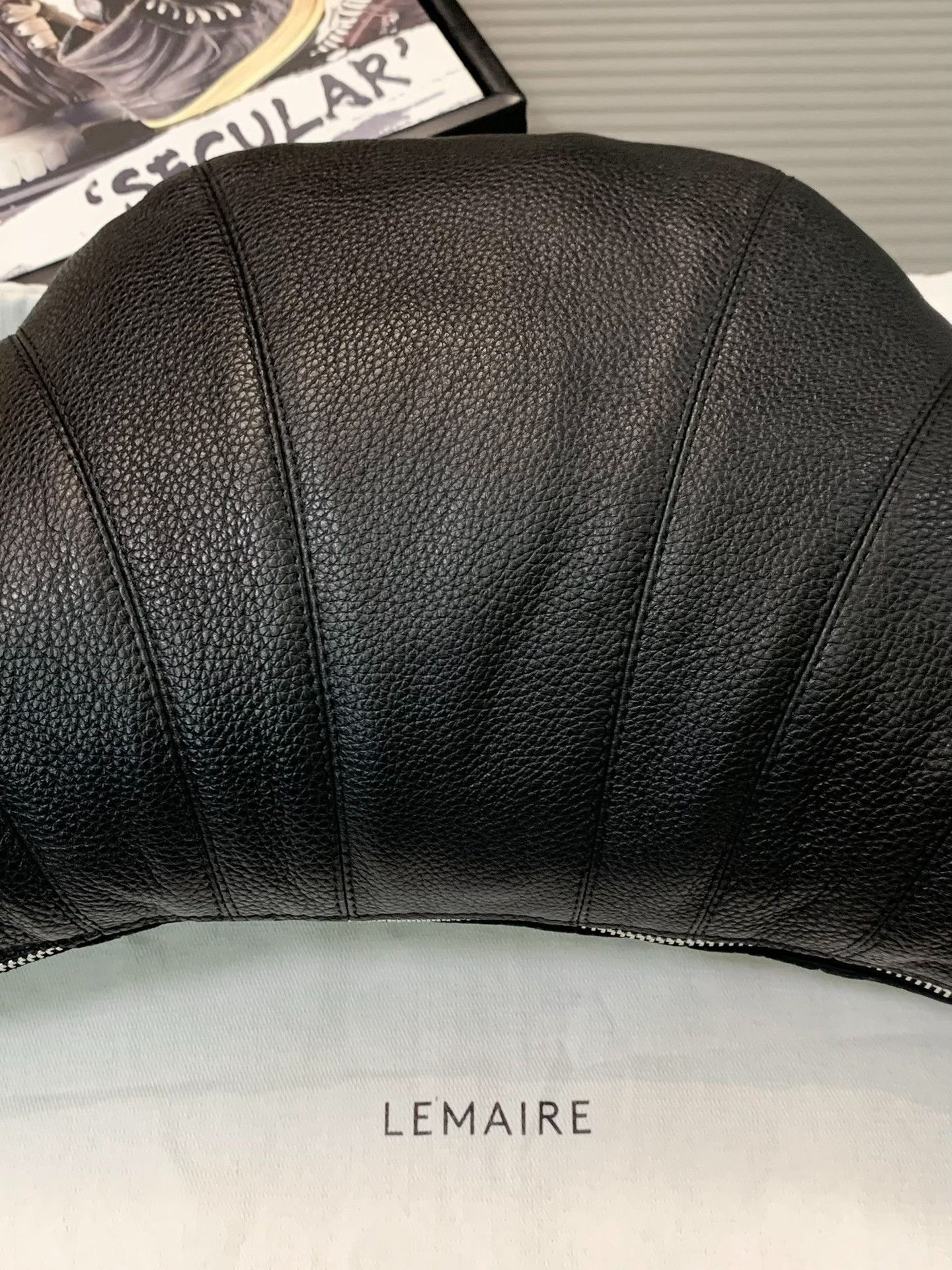 Lemaire Lemaire 2024 Medium Black Croissant Bag Size ONE SIZE - 7 Thumbnail