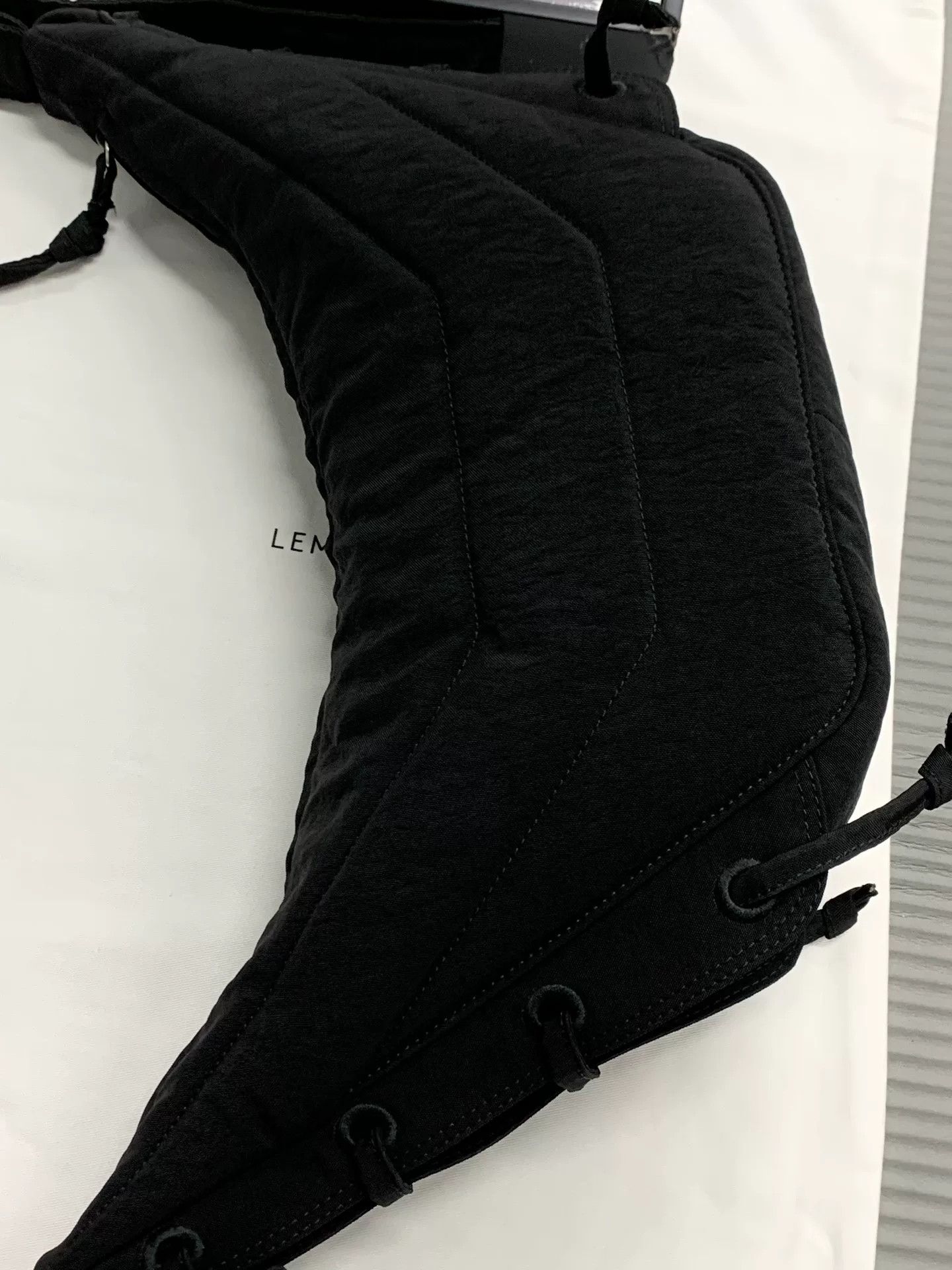 Lemaire Lemaire Small Black Croissant Bag Size ONE SIZE - 8 Thumbnail
