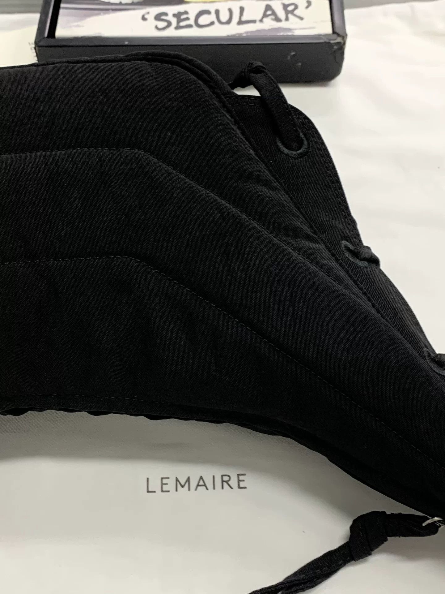 Lemaire Lemaire Small Black Croissant Bag Size ONE SIZE - 6 Thumbnail