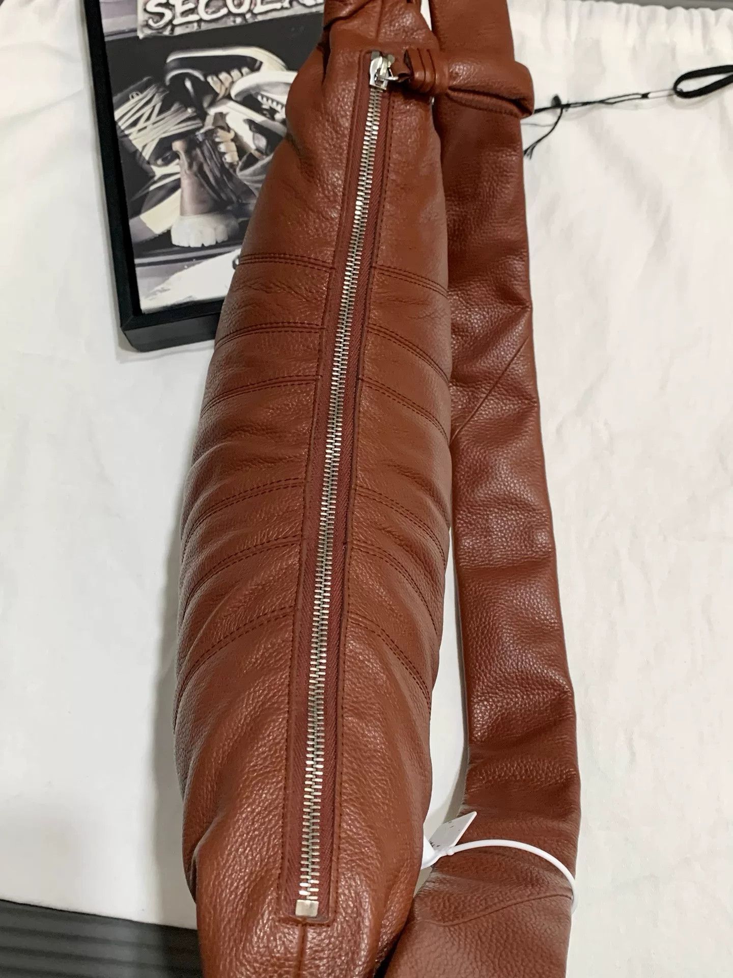 Lemaire Lemaire Medium Red Cowhide Croissant Bag Size ONE SIZE - 5 Thumbnail