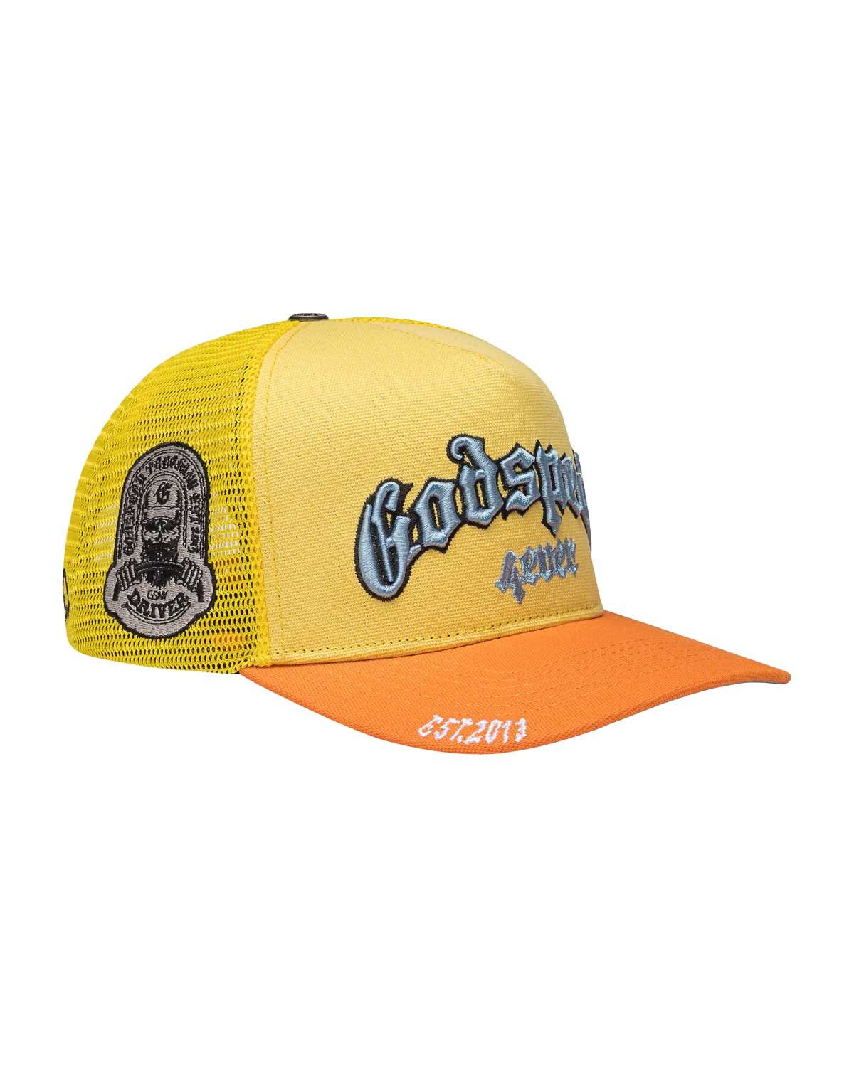 Godspeed Forever Trucker Hat Yellow/Orange Size ONE SIZE - 4 Thumbnail