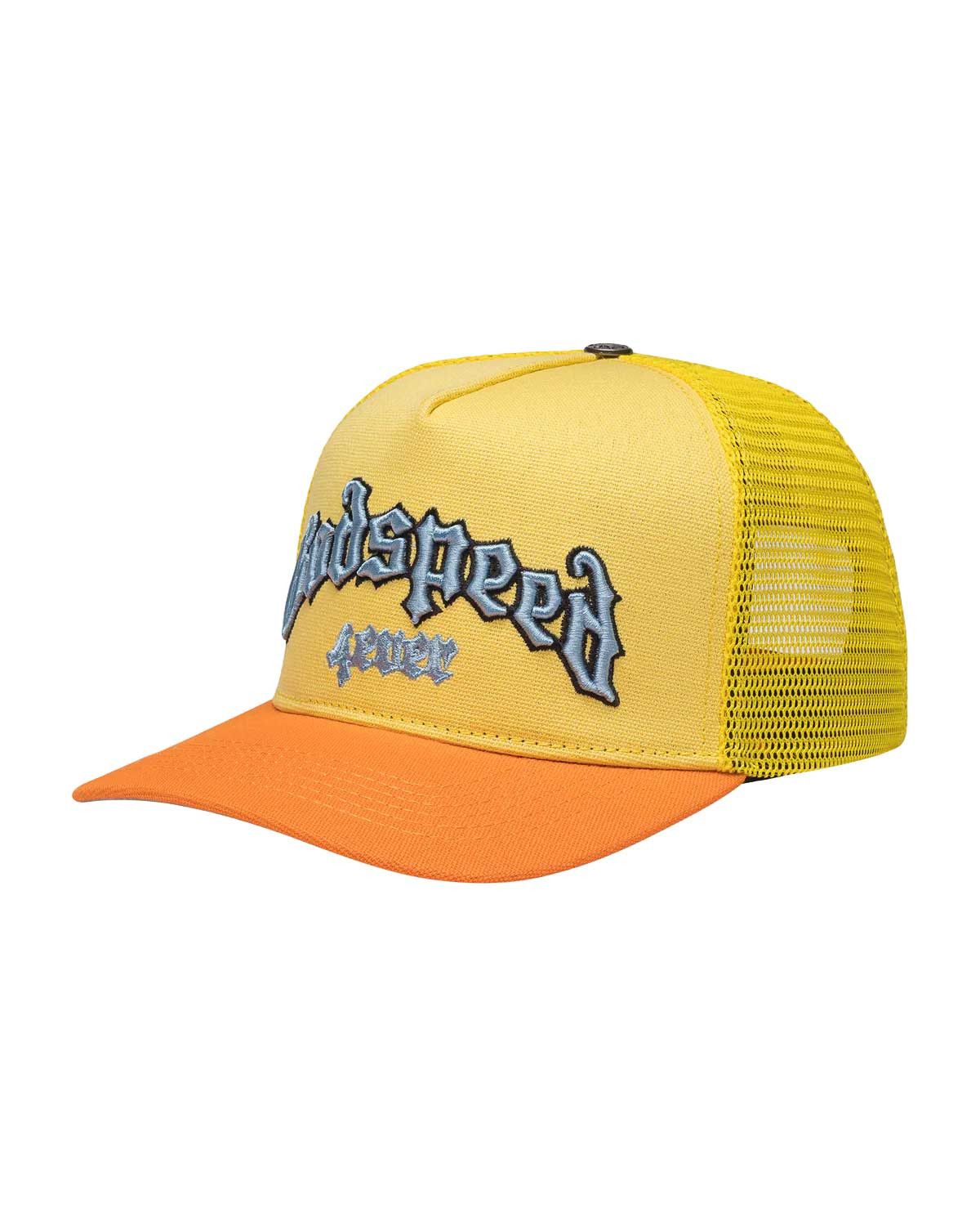 Godspeed Forever Trucker Hat Yellow/Orange Size ONE SIZE - 2 Thumbnail