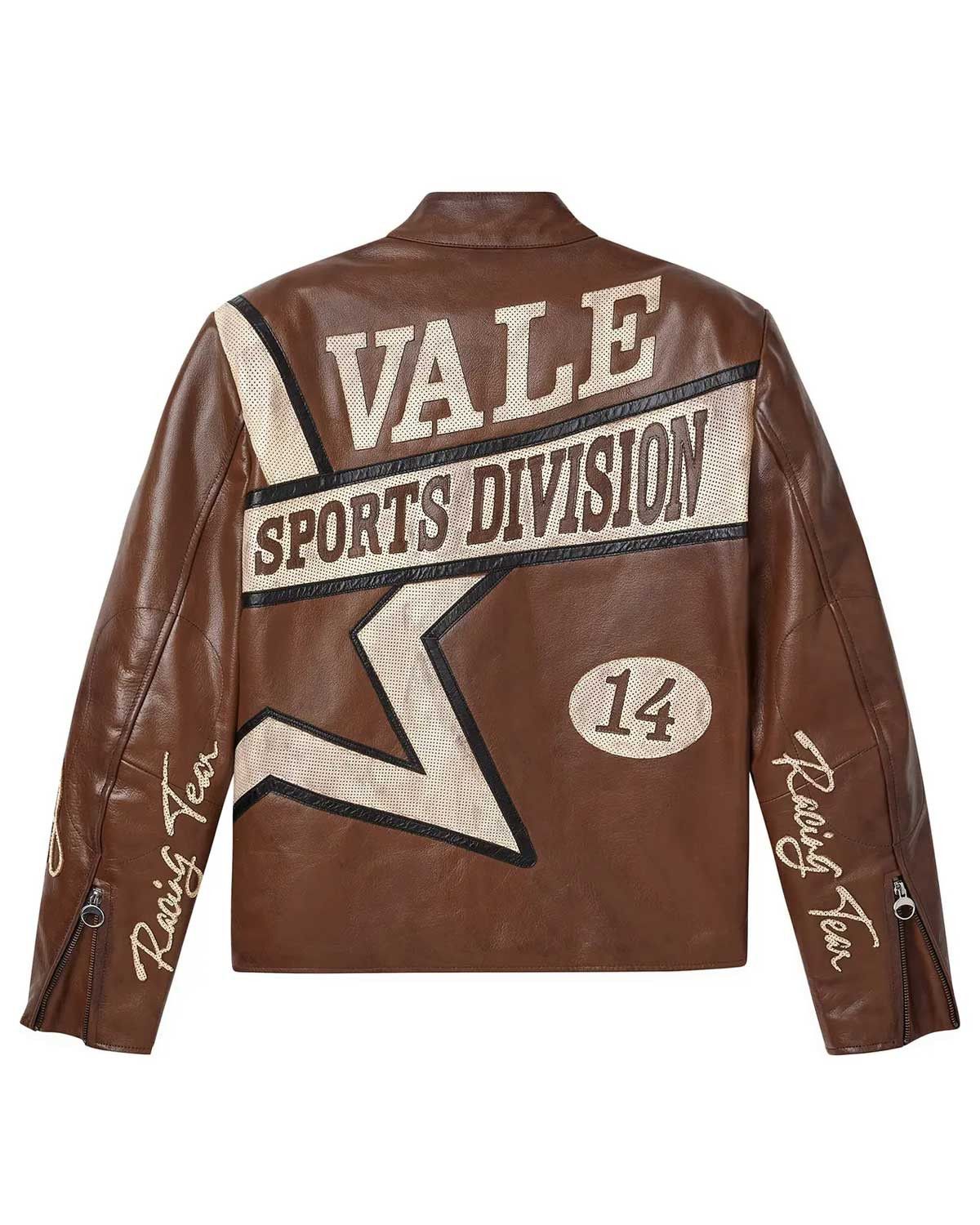 Vale Forever Machiatio Motocroxxx Leather Jacket Brown Size US L / EU 52-54 / 3 - 2 Thumbnail