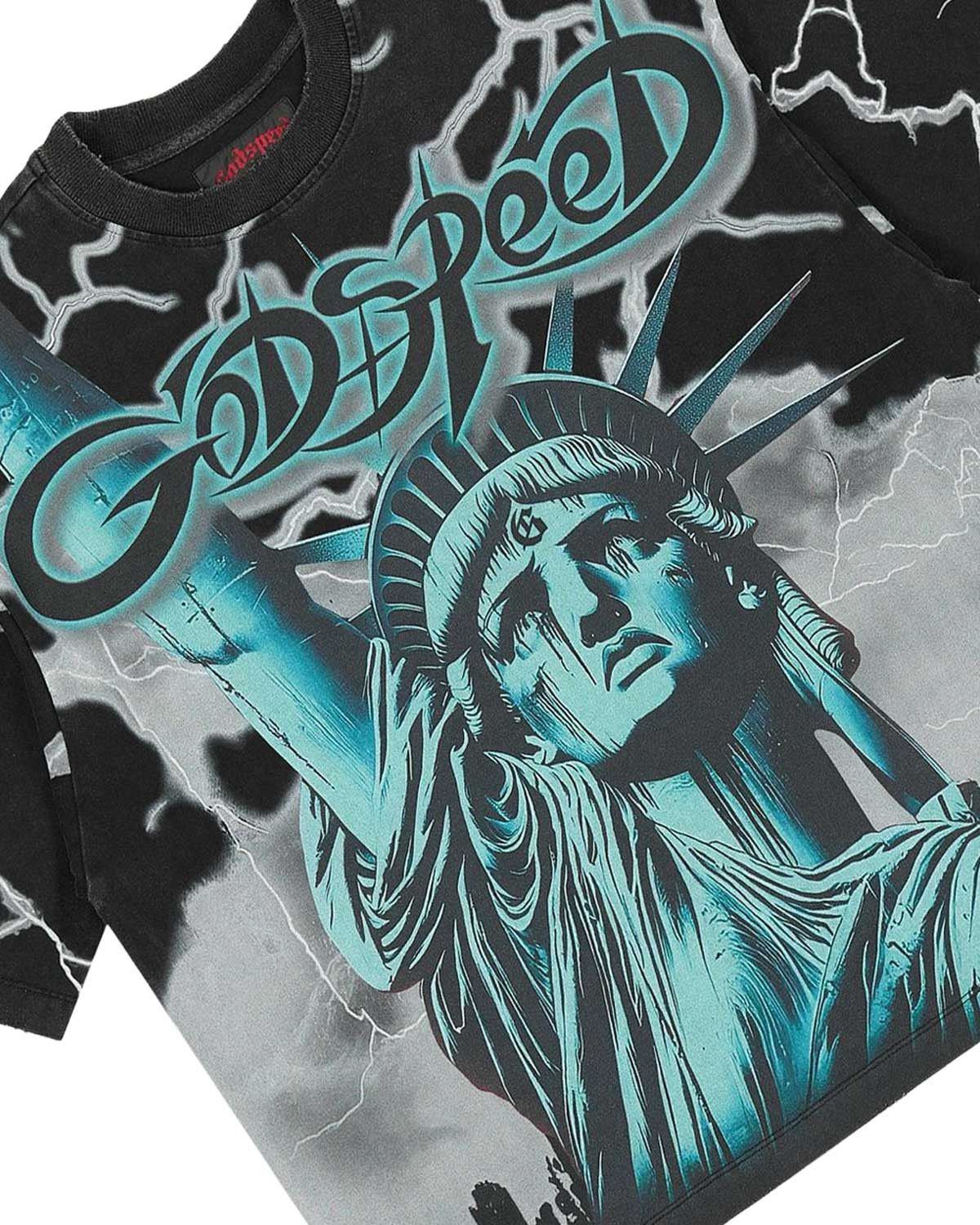 Godspeed Voltage Tee Black/Wolf Grey Size US M / EU 48-50 / 2 - 2 Thumbnail