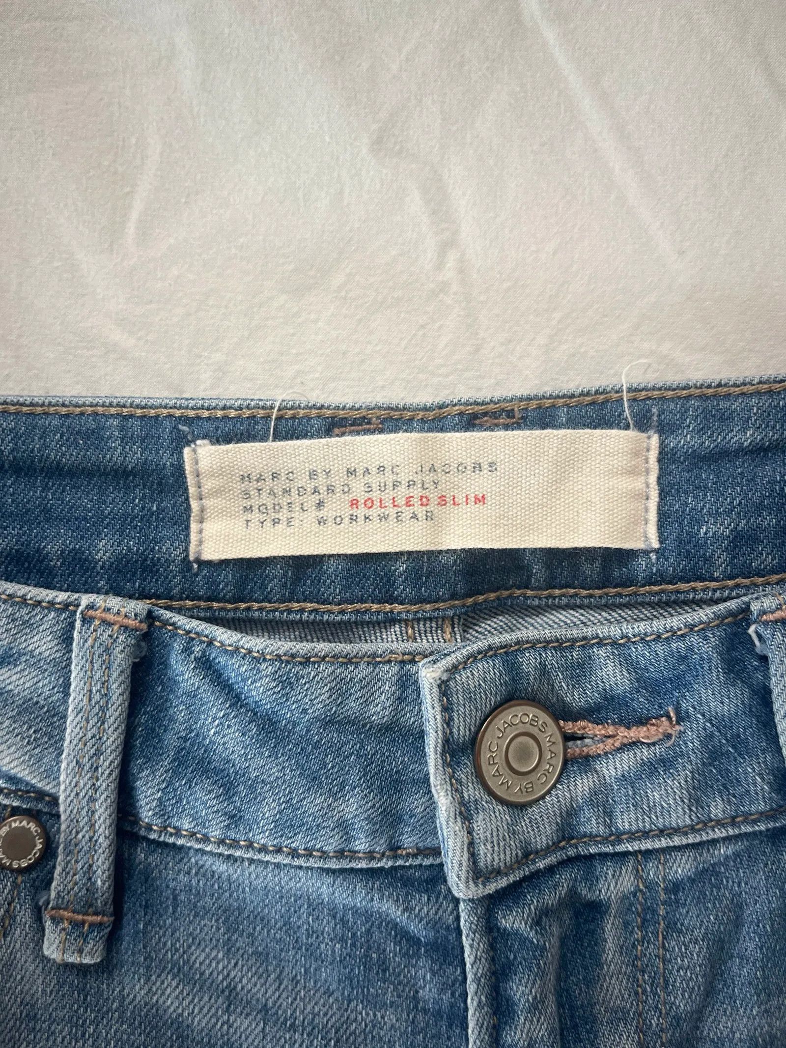 Marc Jacobs Marc Jacobs Rolled slim Jeans Size 27" / US 4 / IT 40 - 2 Thumbnail