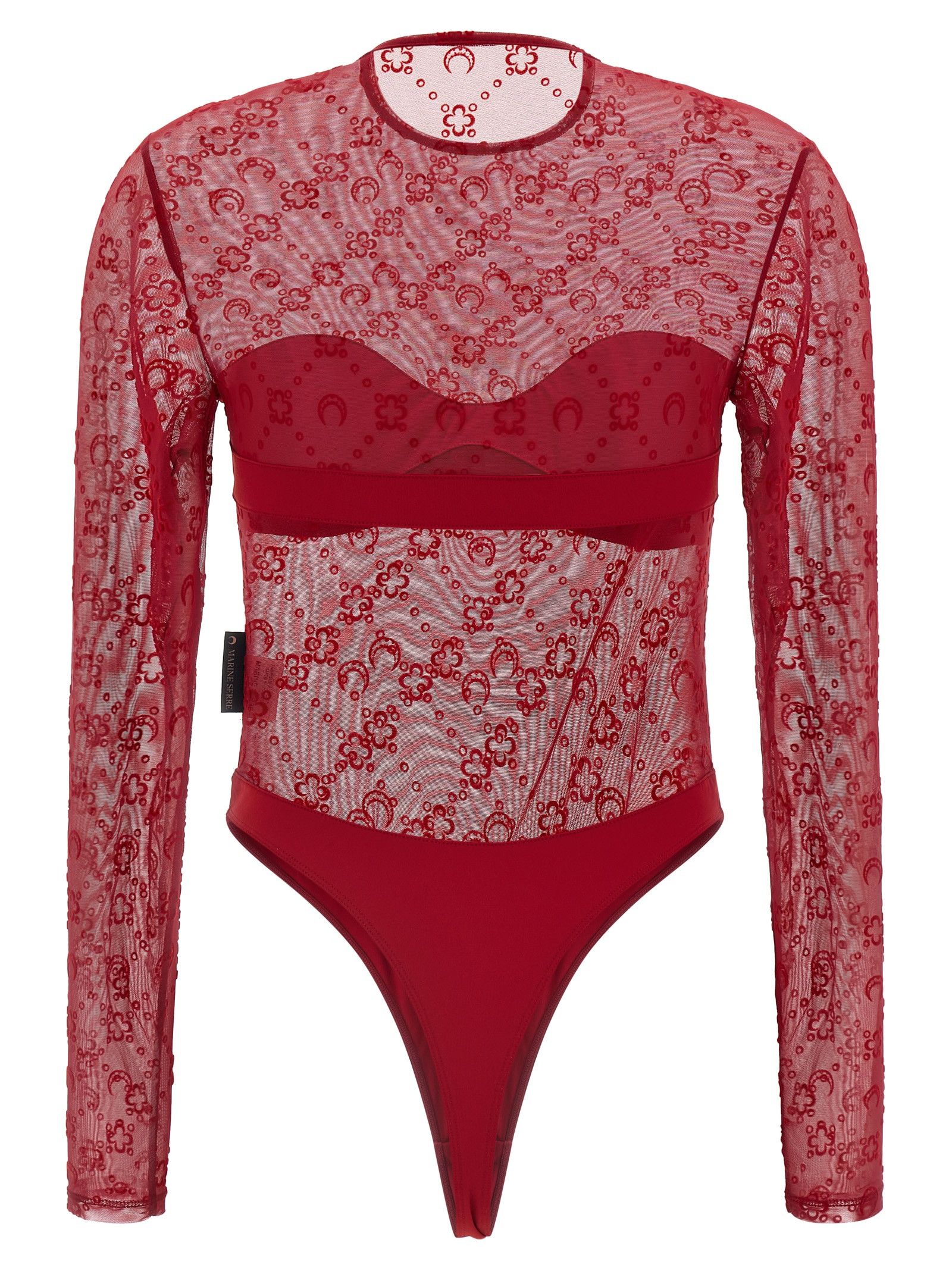 Marine Serre 'Moonogram' Bodysuit Size S / US 4 / IT 40 - 2 Thumbnail