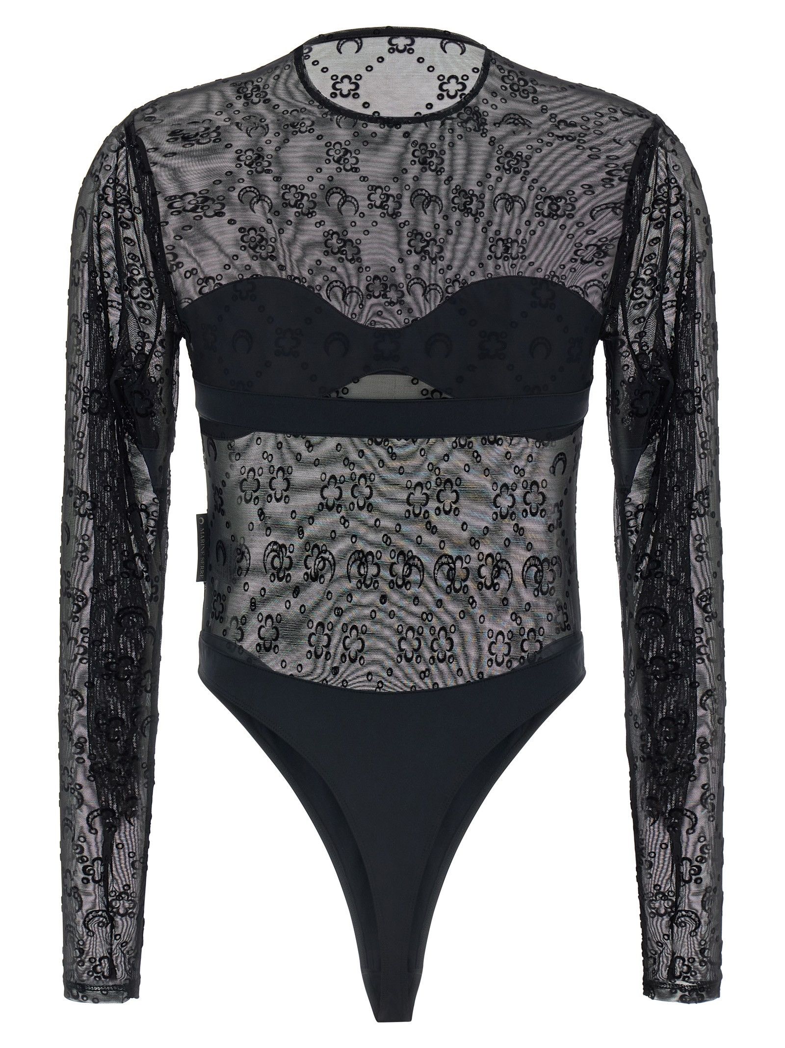 Marine Serre 'Moonogram' Bodysuit Size S / US 4 / IT 40 - 2 Thumbnail