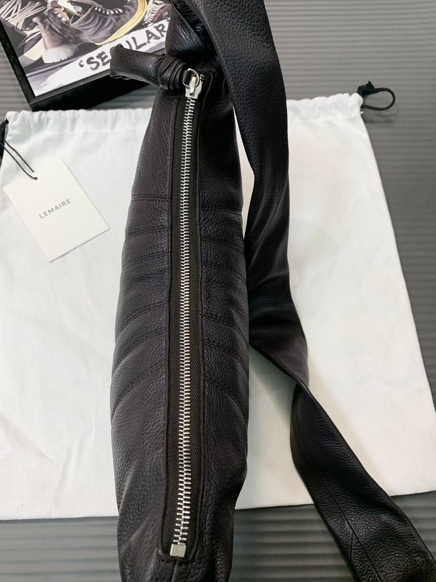 Lemaire Lemaire Small Dark Chocolate Croissant Bag Size ONE SIZE - 5 Thumbnail