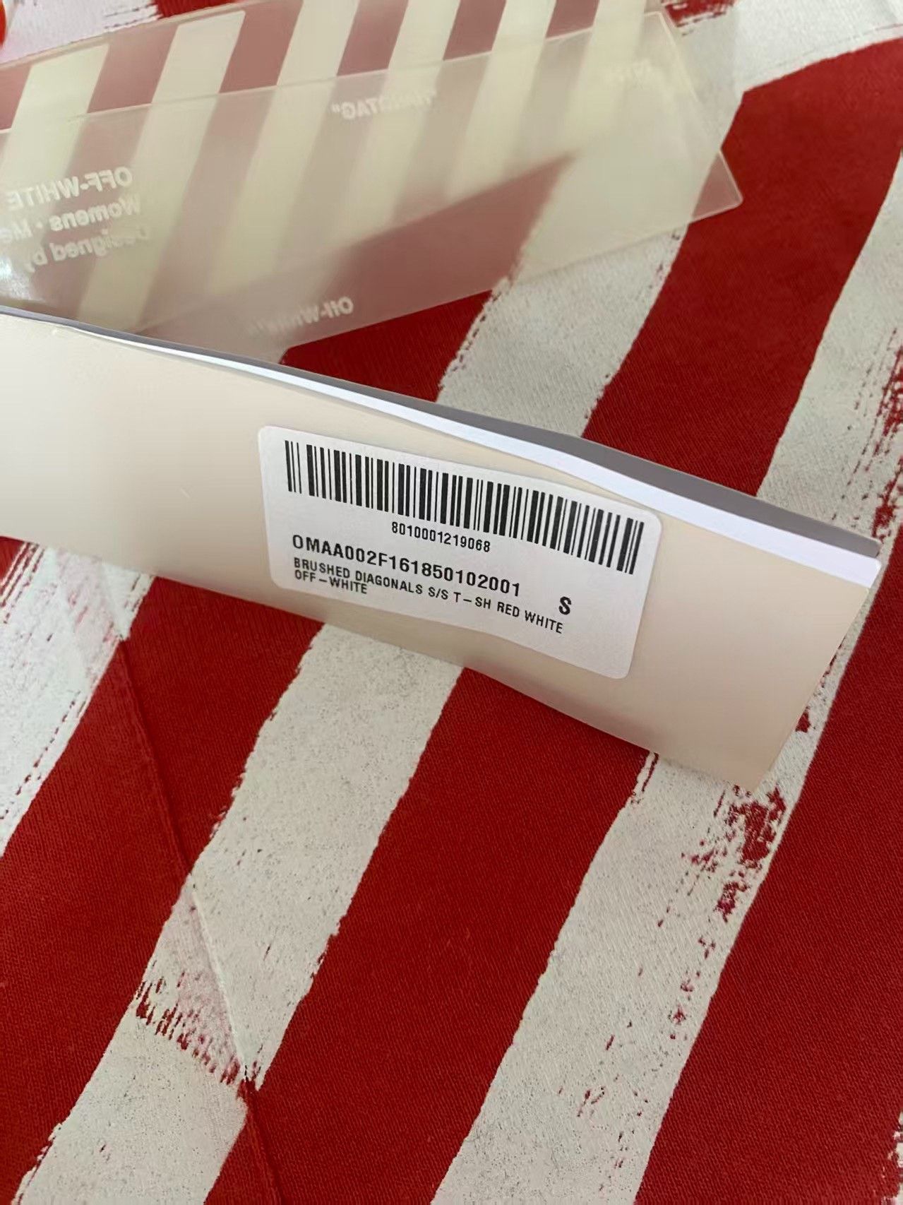 Off-White Off-White Red Basic Short-Sleeve Size US S / EU 44-46 / 1 - 5 Thumbnail