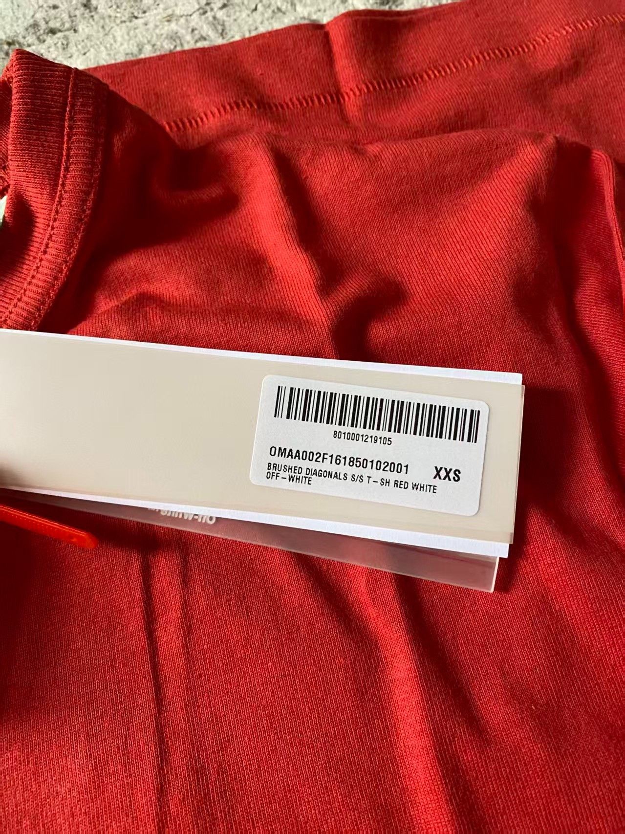 Off-White Off-White Red Basic Short-Sleeve Size US S / EU 44-46 / 1 - 6 Thumbnail