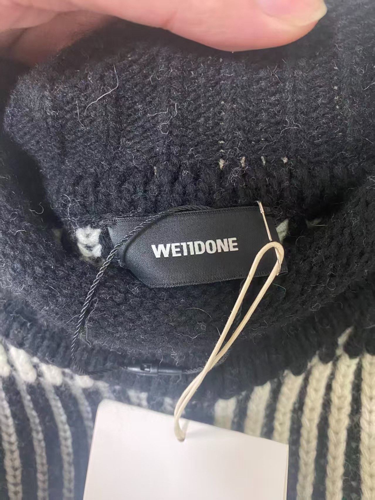 WE11DONE we11done Logo Turtleneck Knit Vest Size US S / EU 44-46 / 1 - 5 Thumbnail