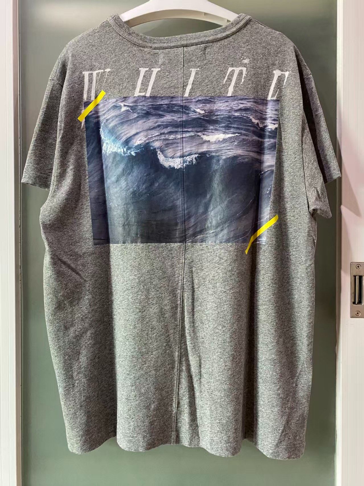 Off-White Off White Wave Short Sleeve Tee Size US S / EU 44-46 / 1 - 3 Thumbnail