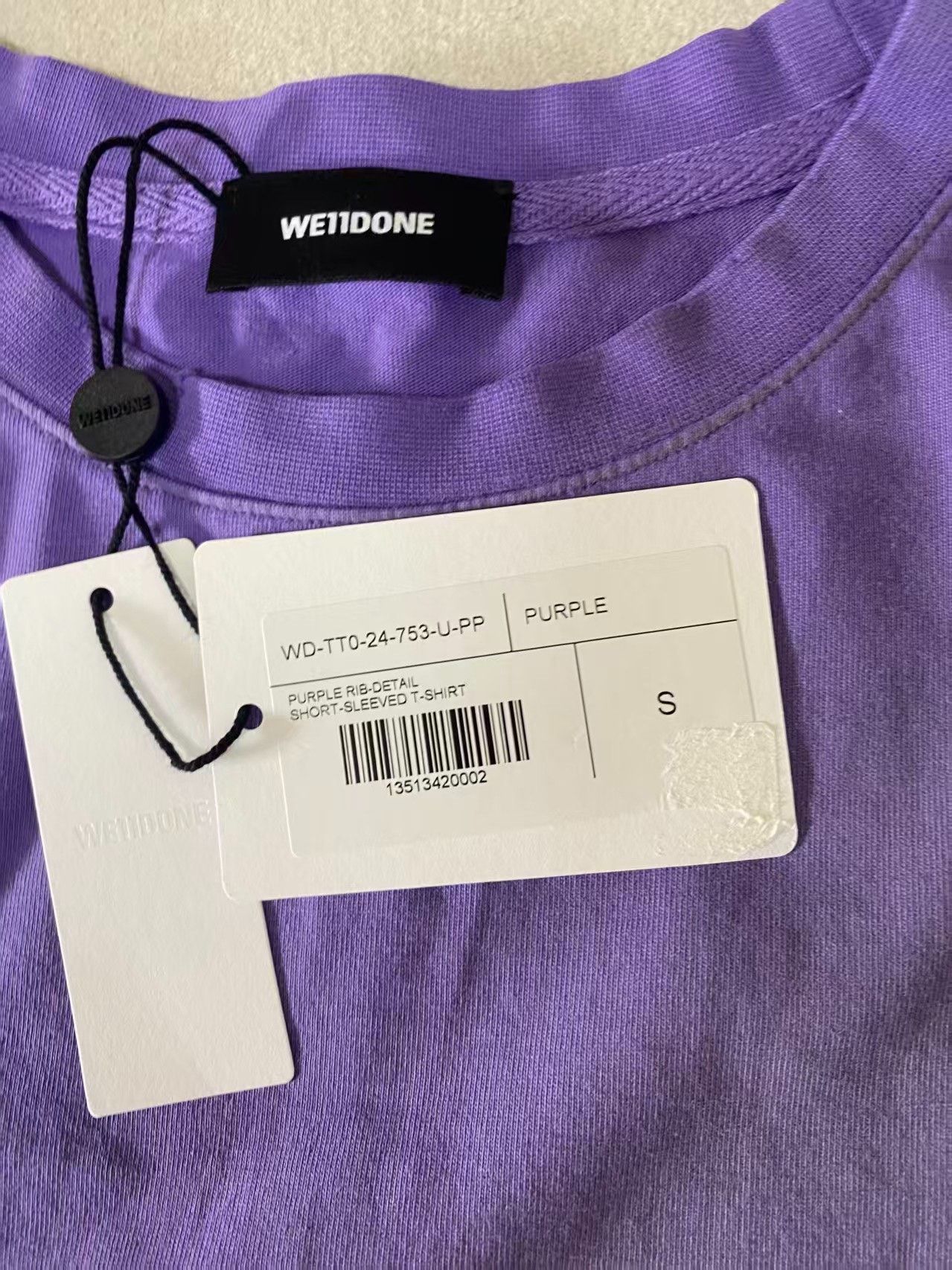 WE11DONE we11done Metallic Washed Short Sleeve Size US S / EU 44-46 / 1 - 4 Thumbnail
