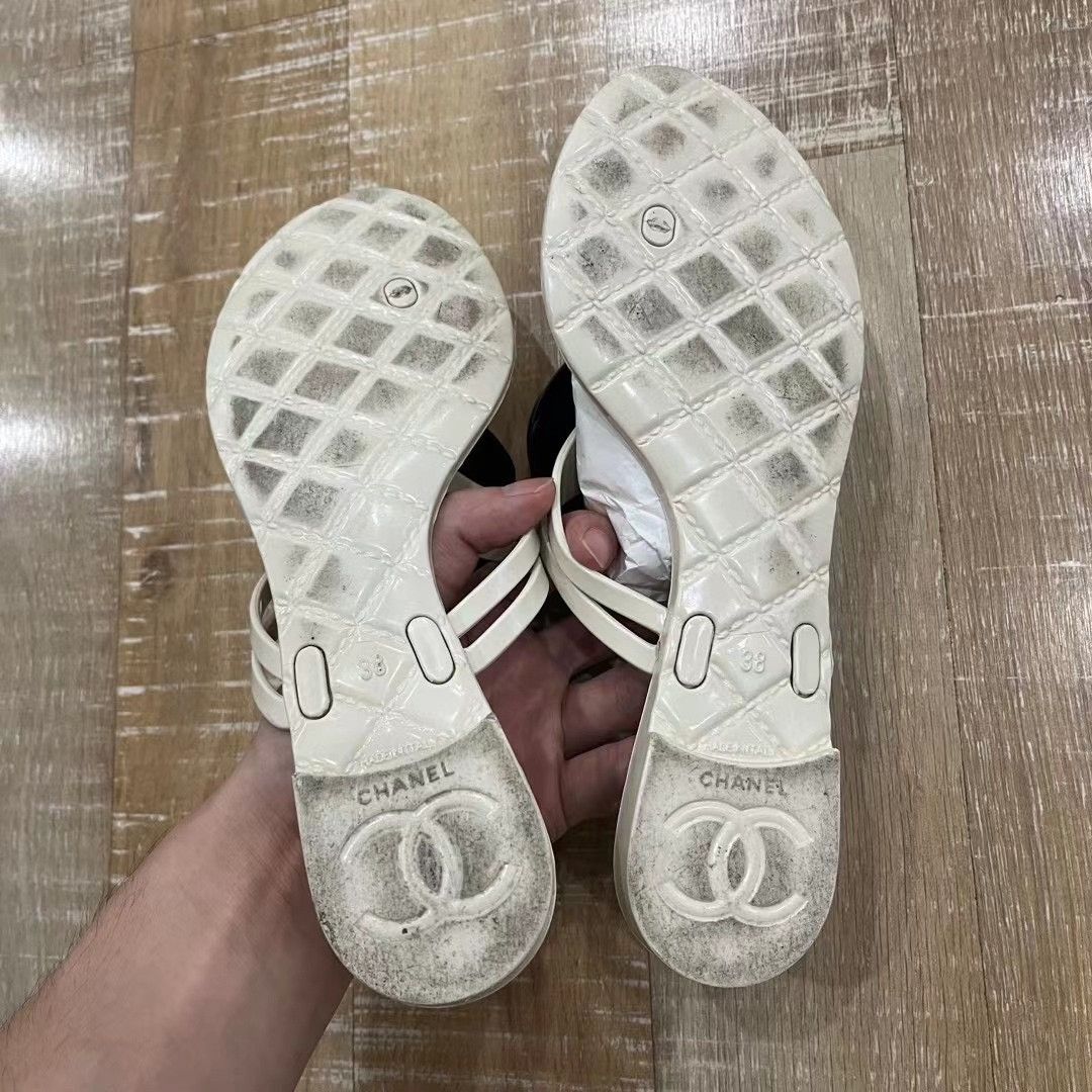 Chanel Chanel Camellia Sandals Size US 7 / IT 37 - 5 Thumbnail