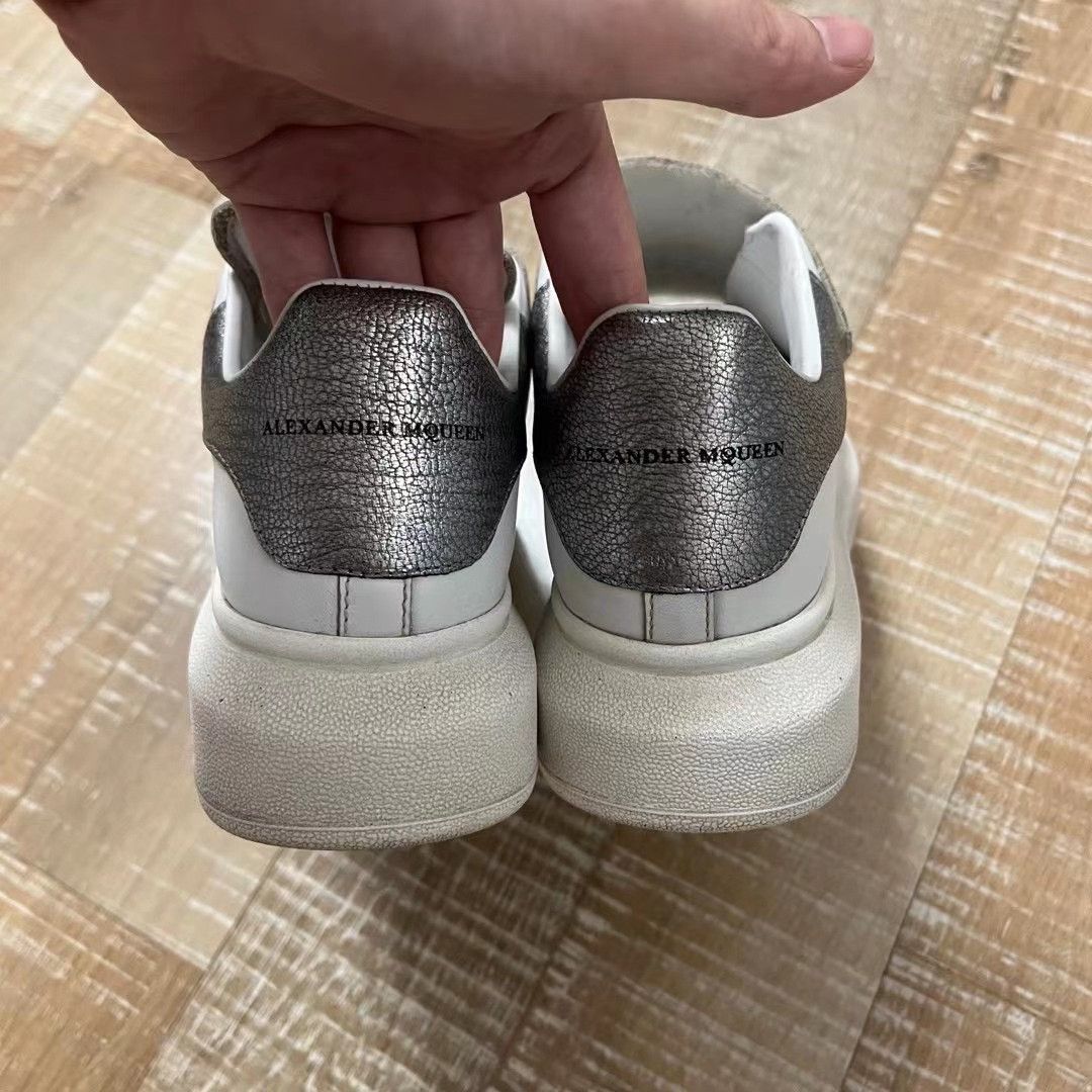 McQ Alexander McQueen McQ Velcro White Sneakers Size US 4.5 / IT 34.5 - 4 Thumbnail