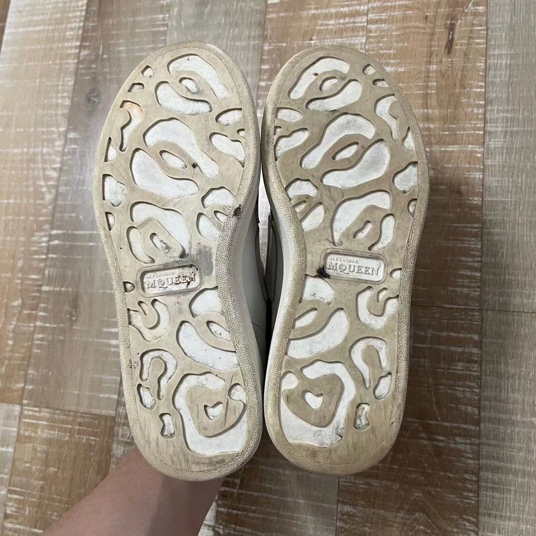 McQ Alexander McQueen McQ Velcro White Sneakers Size US 4.5 / IT 34.5 - 5 Thumbnail