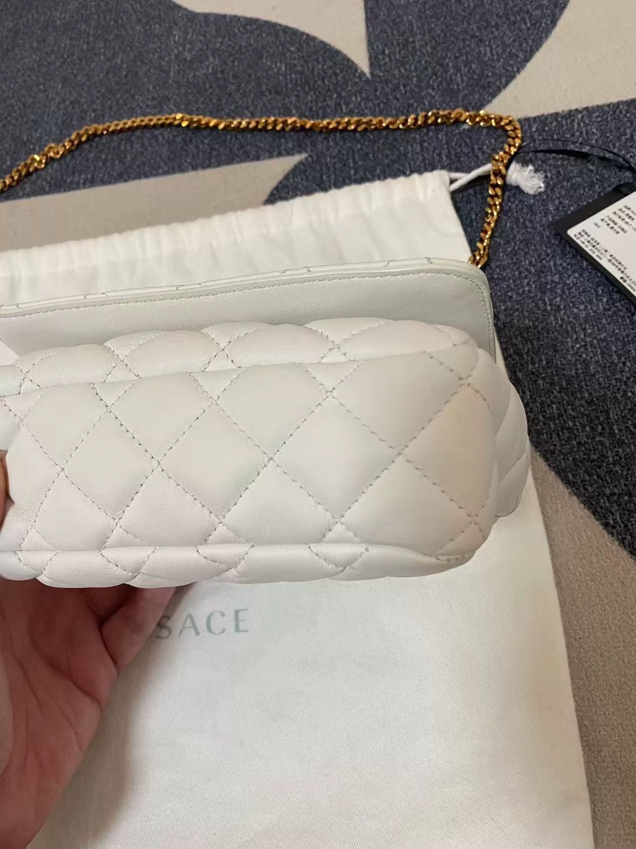 Versace Versace Classic Lambskin Flap Shoulder Bag Size ONE SIZE - 3 Thumbnail