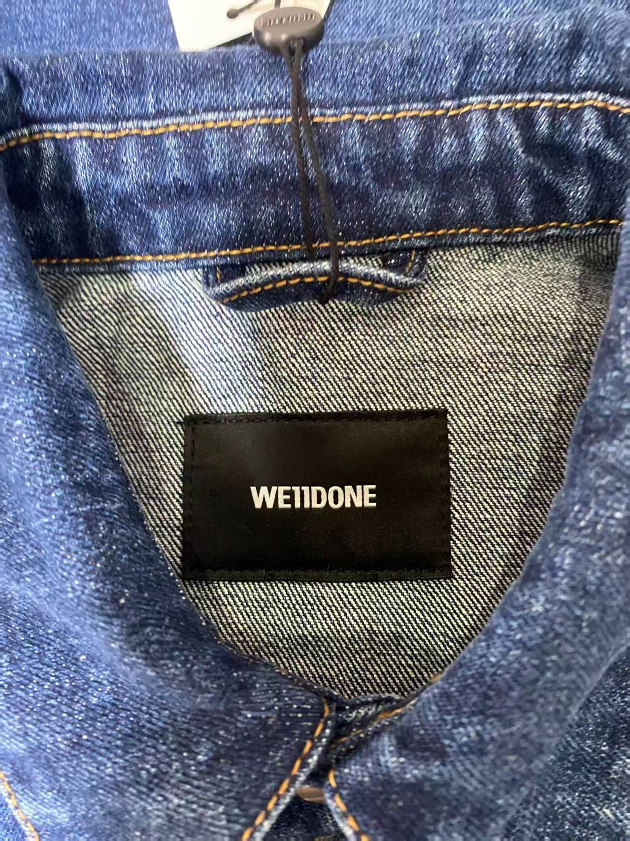 WE11DONE we11done Flame Spray Paint Denim Longsleeve Size US S / EU 44-46 / 1 - 5 Thumbnail