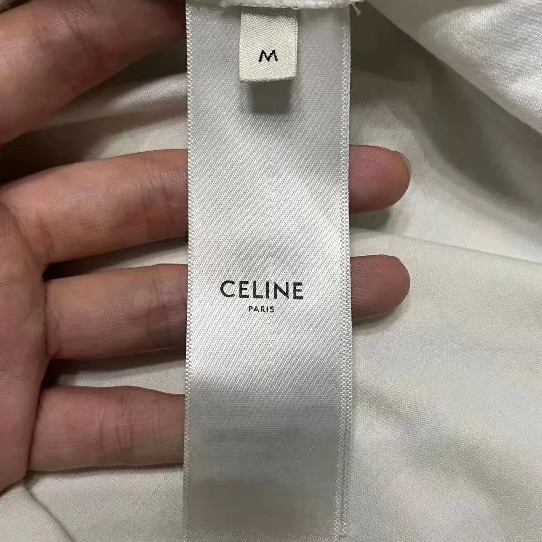 Celine Celine Carriage Logo Short Sleeve M Size US M / EU 48-50 / 2 - 2 Thumbnail