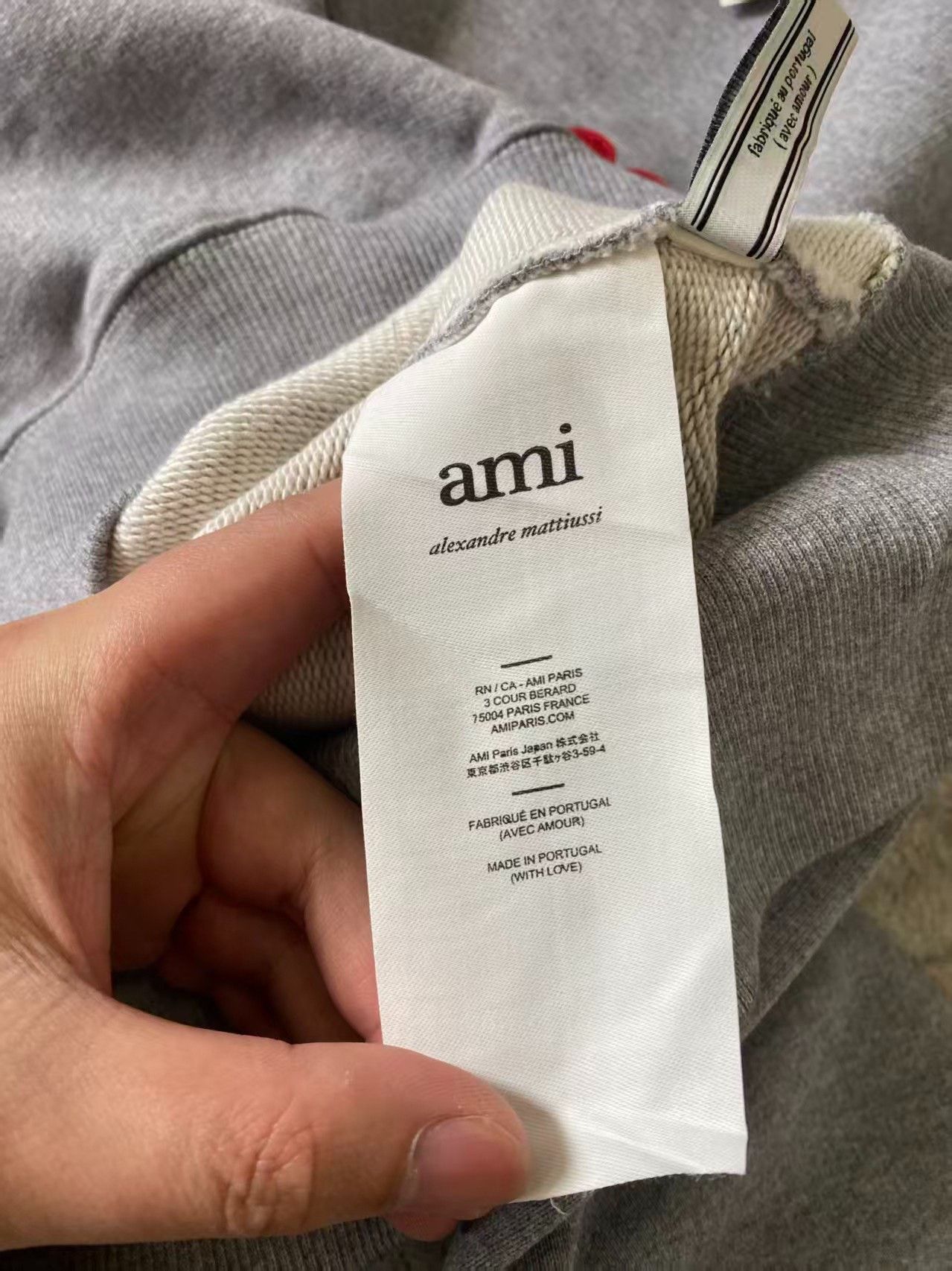 AMI Ami Paris Long-Sleeve Heart Sweatshirt Size US M / EU 48-50 / 2 - 5 Thumbnail