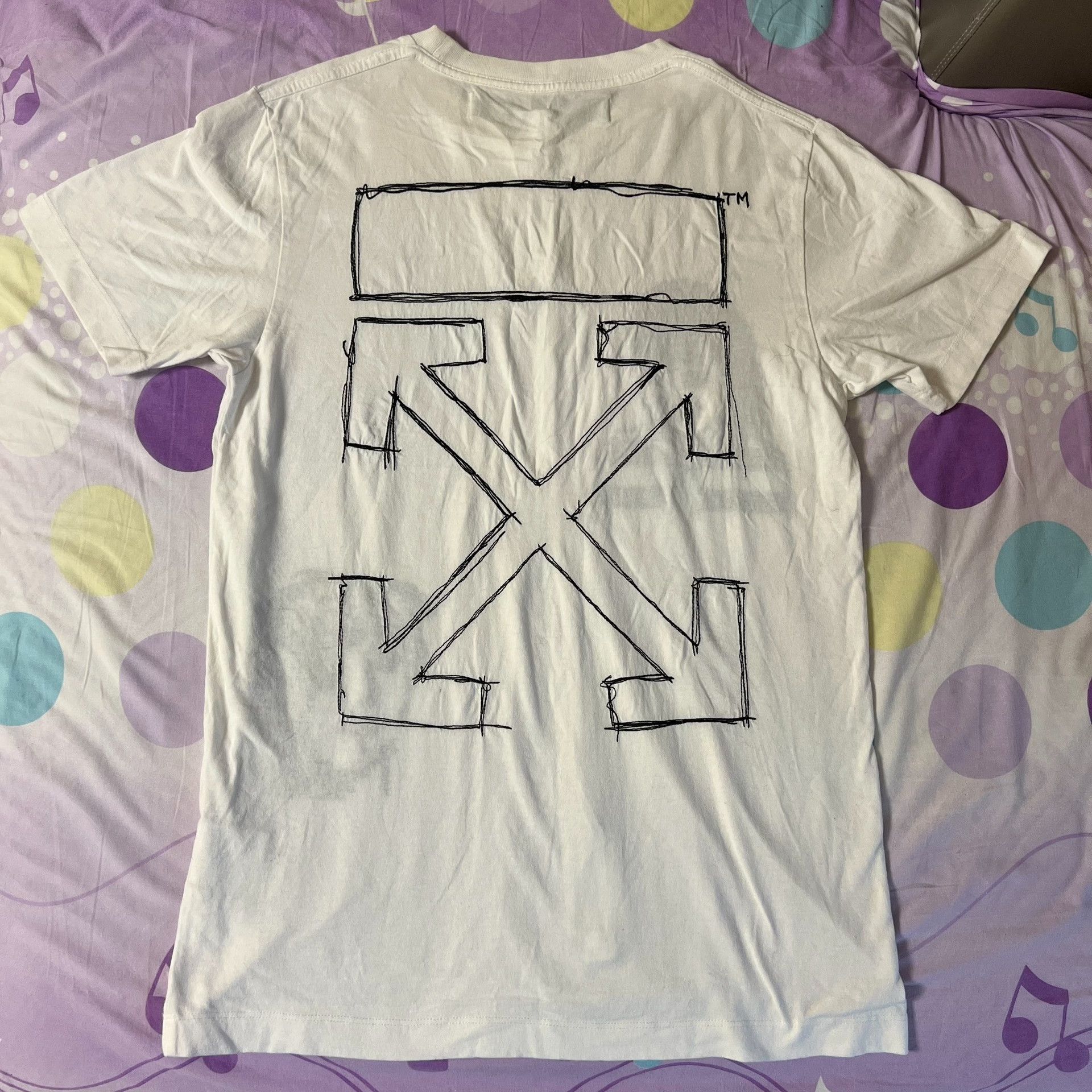 Off-White Off-White Sketch Short-Sleeve Tee Size US S / EU 44-46 / 1 - 2 Thumbnail