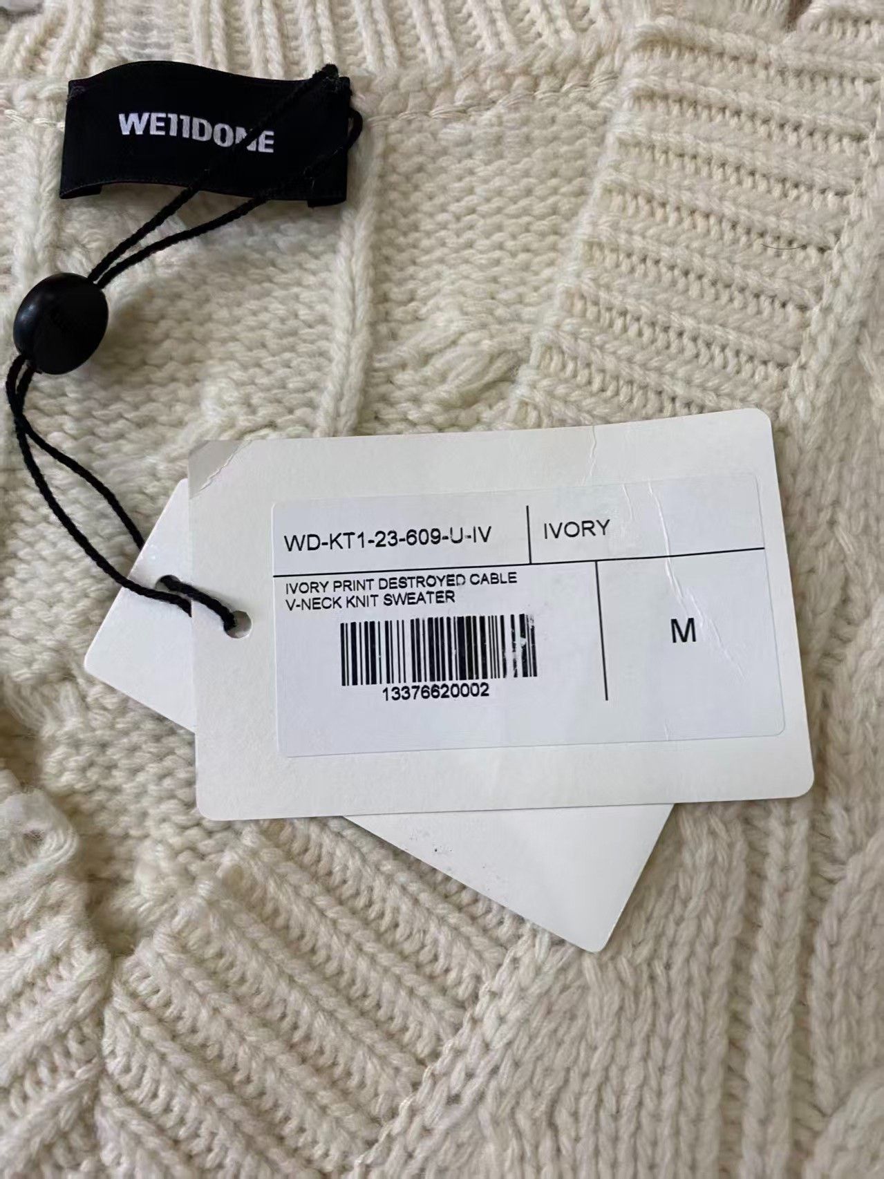 WE11DONE we11done Printed Chunky Knit Sweater Size US M / EU 48-50 / 2 - 4 Thumbnail