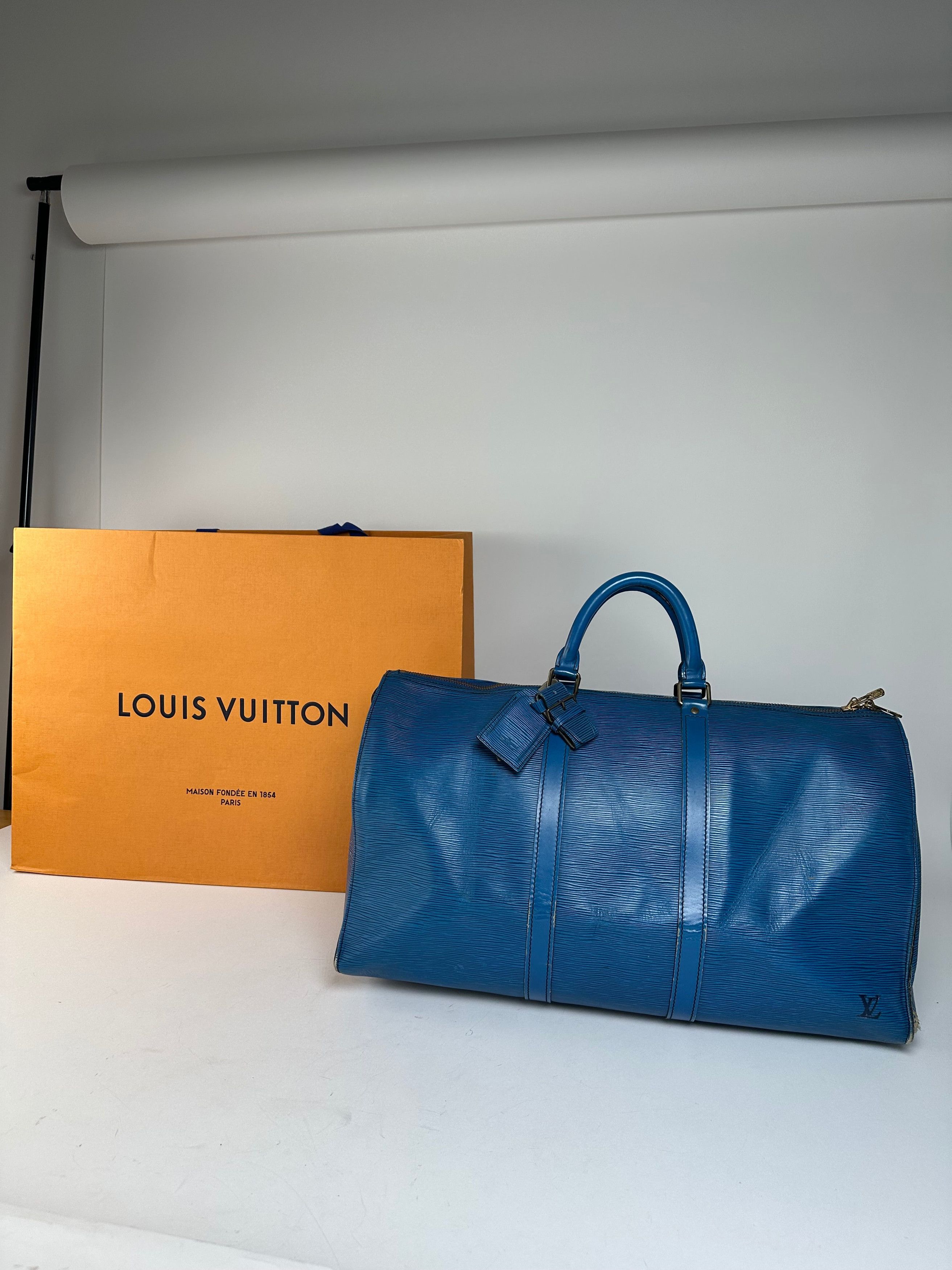 Louis Vuitton Vintage EPI Leather Keepball 45 Blue Size ONE SIZE - 14 Thumbnail