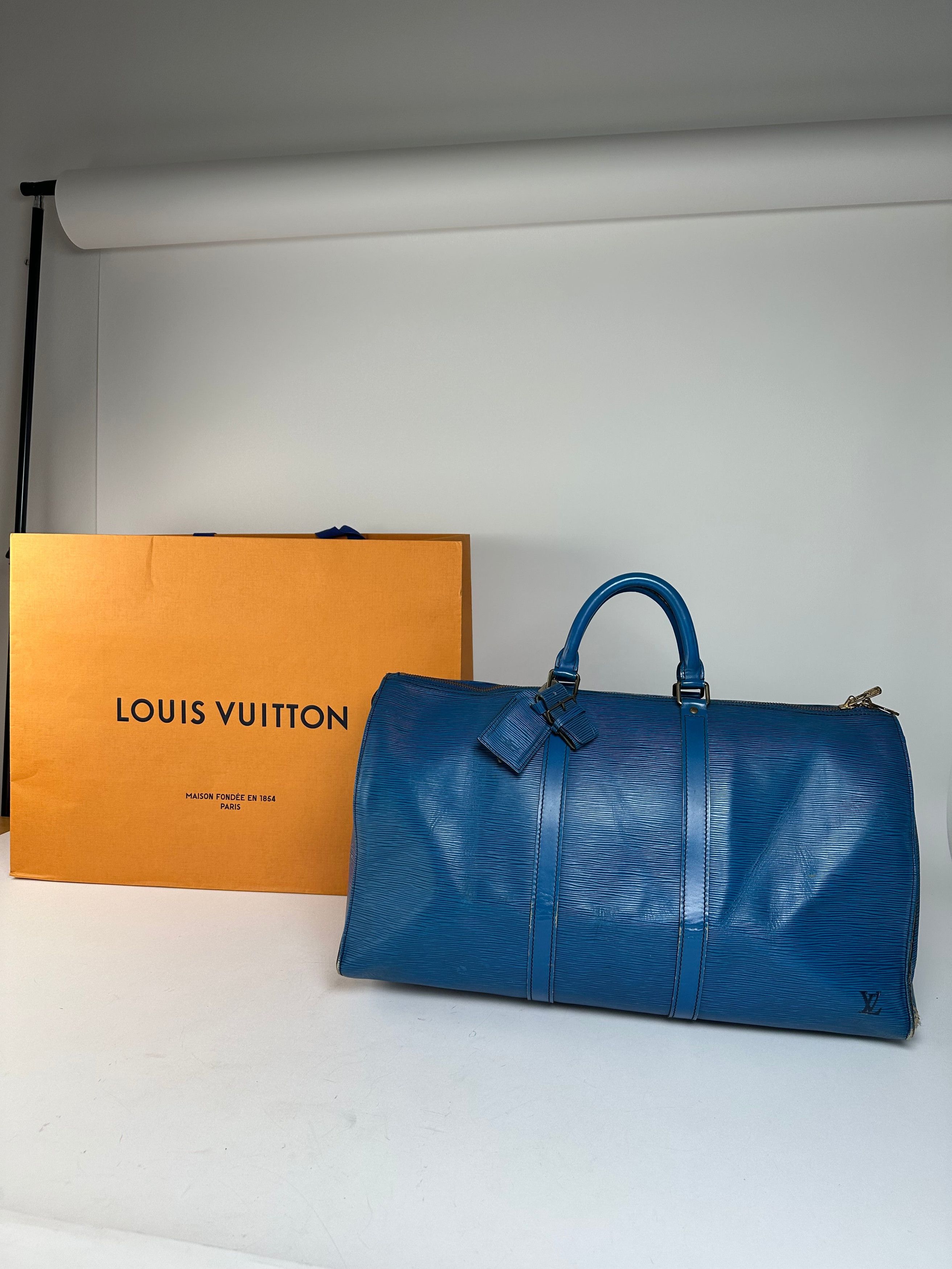 Louis Vuitton Vintage EPI Leather Keepball 45 Blue Size ONE SIZE - 6 Thumbnail