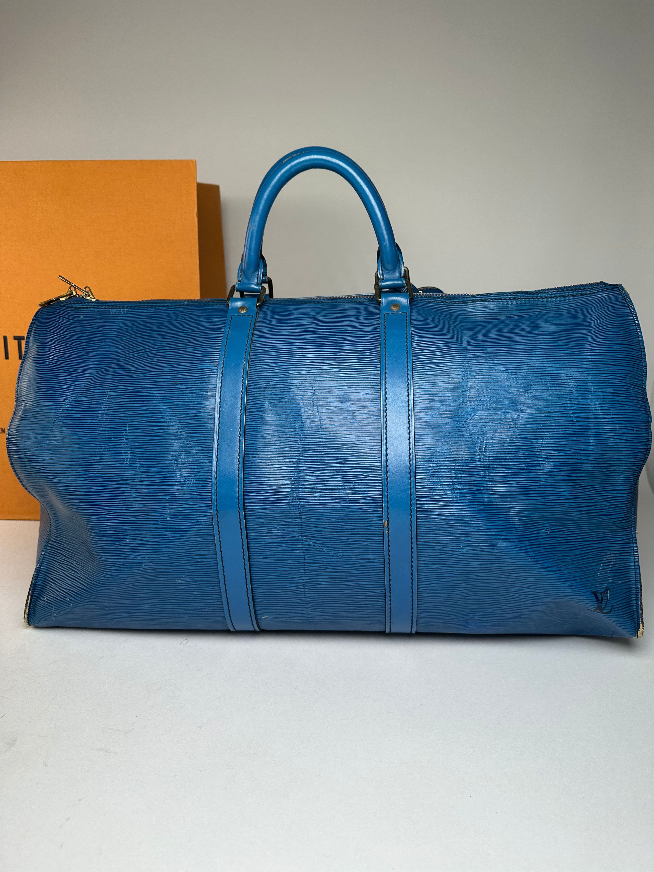 Louis Vuitton Vintage EPI Leather Keepball 45 Blue Size ONE SIZE - 15 Thumbnail