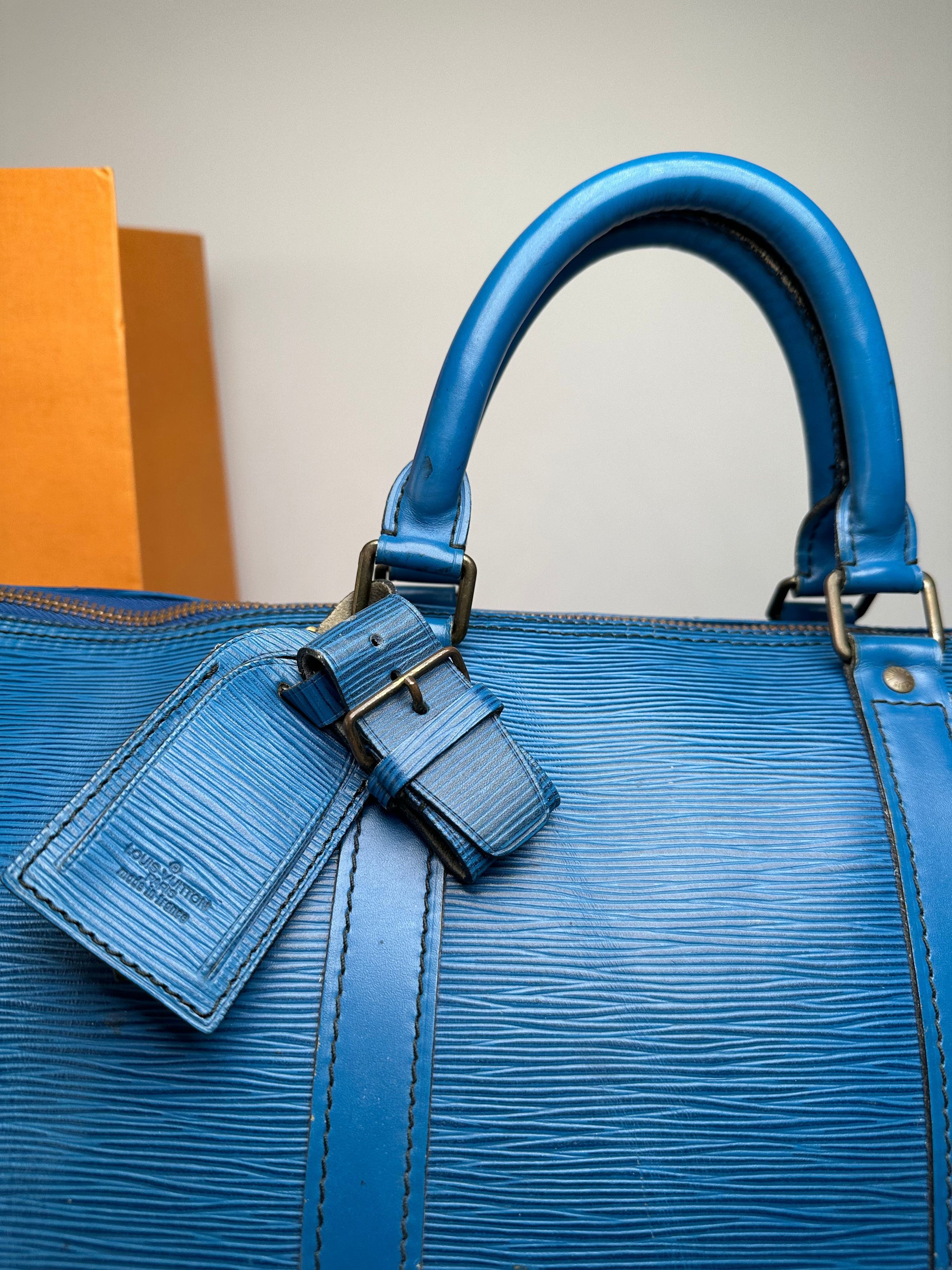 Louis Vuitton Vintage EPI Leather Keepball 45 Blue Size ONE SIZE - 5 Thumbnail