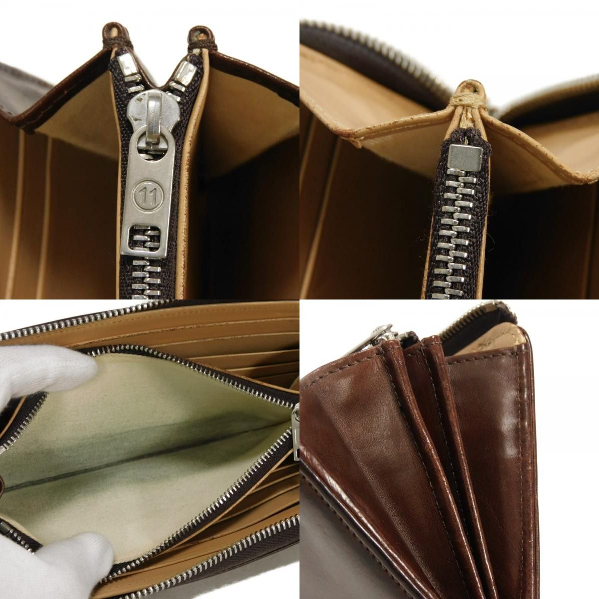 Maison Margiela Maison Margiela Maison Margiela Long Zip Wallet Calf Leather Long Wallet Leather Long Wallet S55UI0178P0412 DUTY FREE for USA Size ONE SIZE - 16 Thumbnail