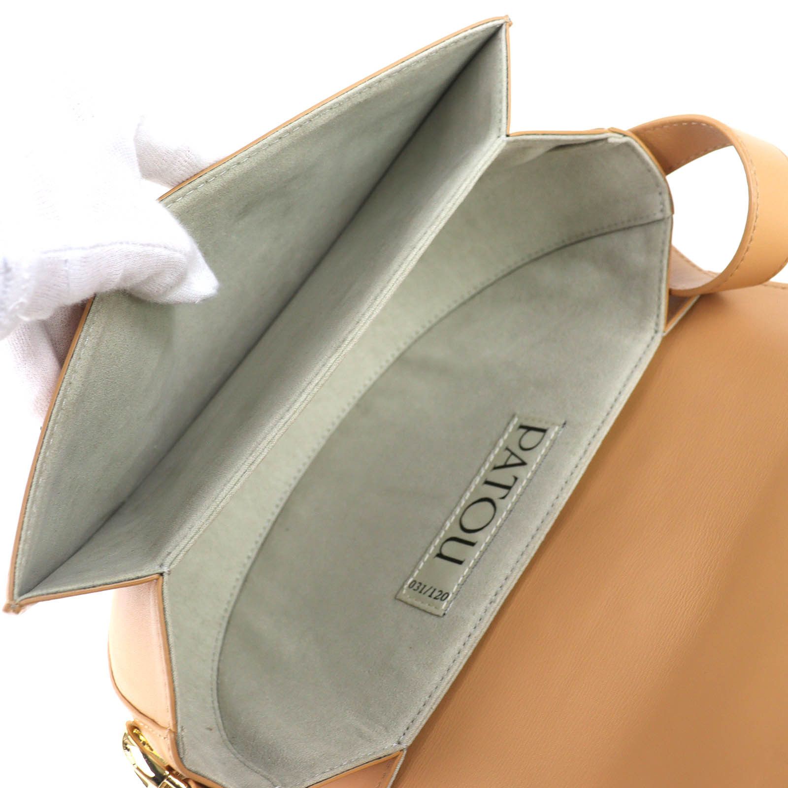 Other Other PATOU Le Patou Leather Shoulder Bag Leather Shoulder Bag BA0015004105C DUTY FREE for USA Size ONE SIZE - 7 Thumbnail