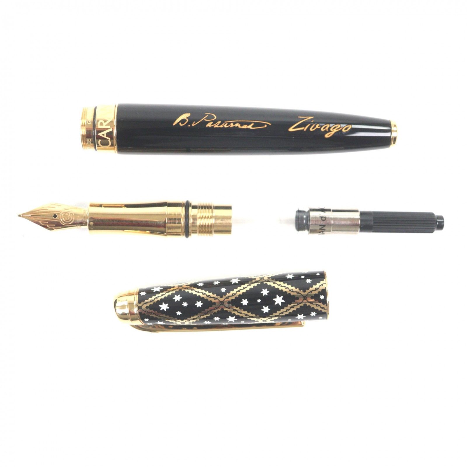 Other Other Caran d'Ache Zivago Au750 Fountain Pen Precious Metal Pen 5092-038 DUTY FREE for USA Size ONE SIZE - 4 Thumbnail
