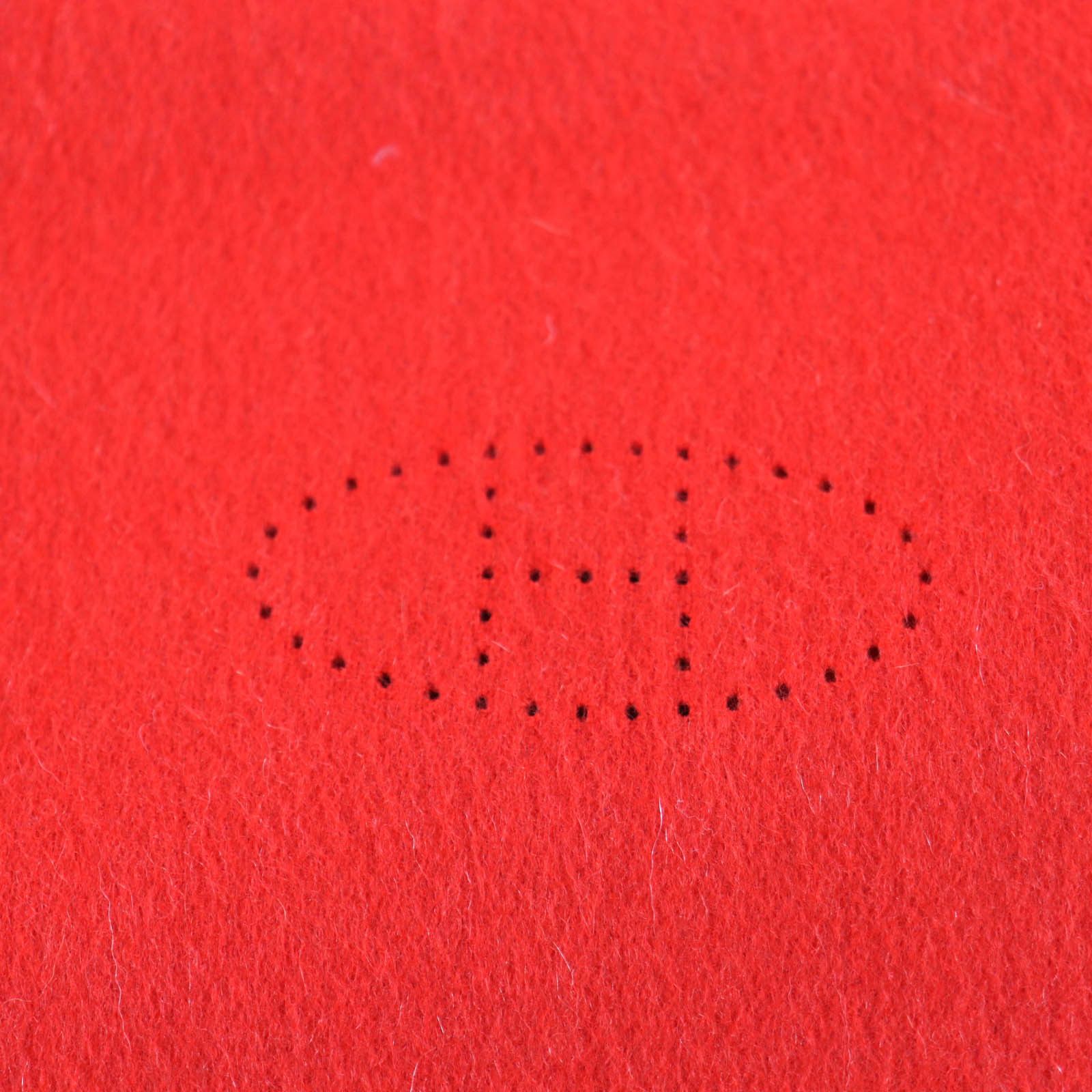 Hermes Hermes Hermes H-logo Perforated Fringe Cashmere Scarf Textile Scarf DUTY FREE for USA Size ONE SIZE - 6 Thumbnail
