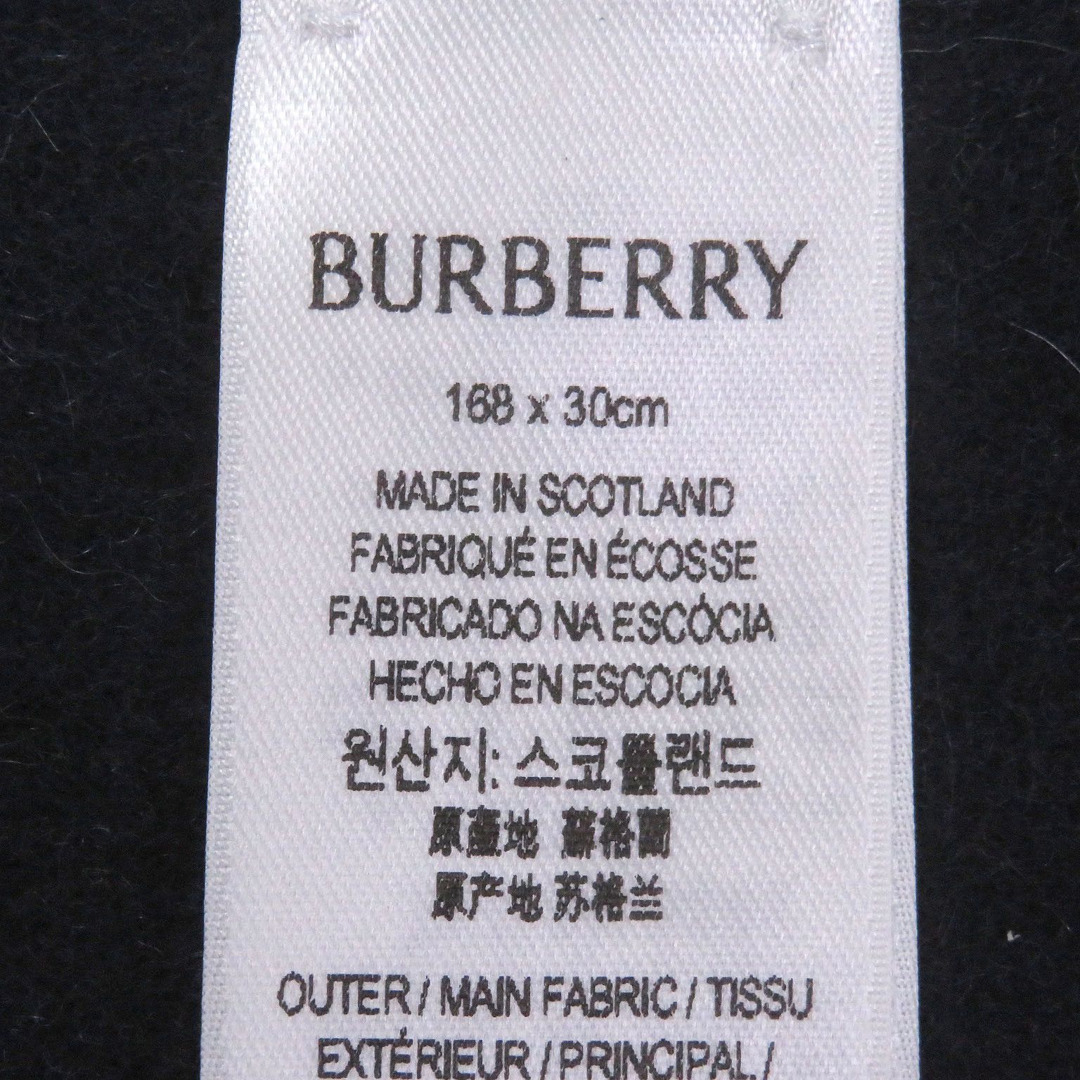 Burberry Burberry Burberry Cashmere Scarf Textile Scarf DUTY FREE for USA Size ONE SIZE - 8 Thumbnail