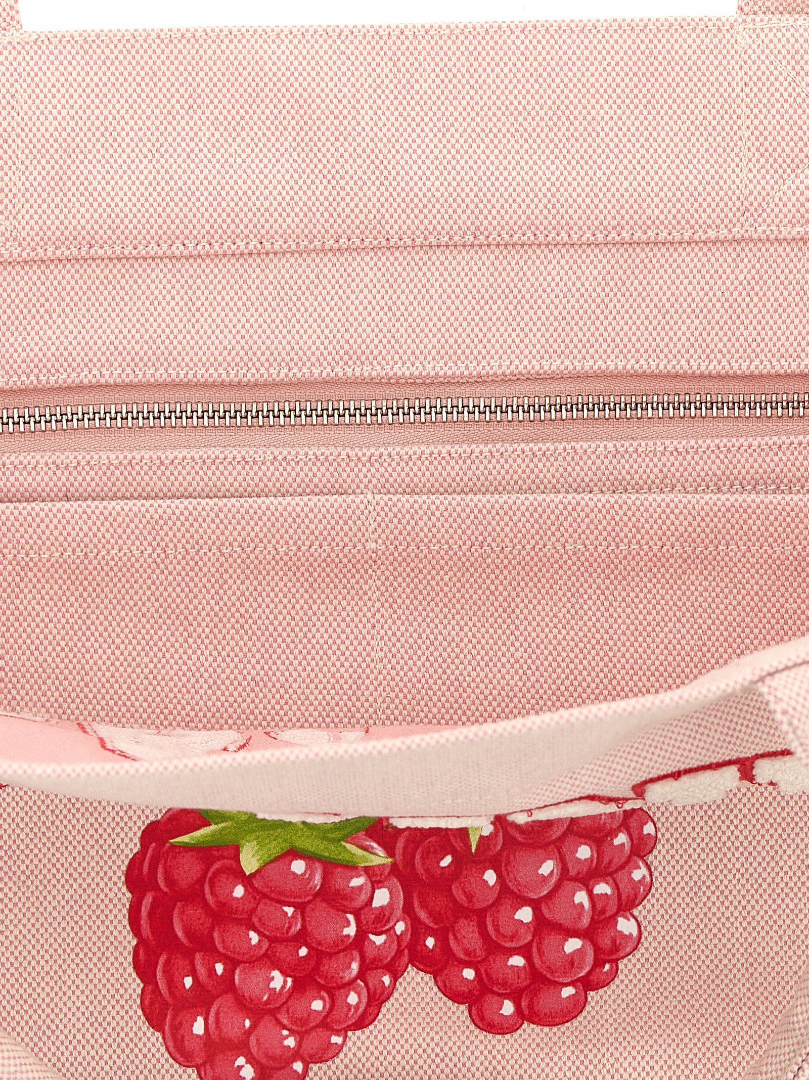 Ganni Medium 'Raspberry' Shopping Bag Size ONE SIZE - 4 Thumbnail