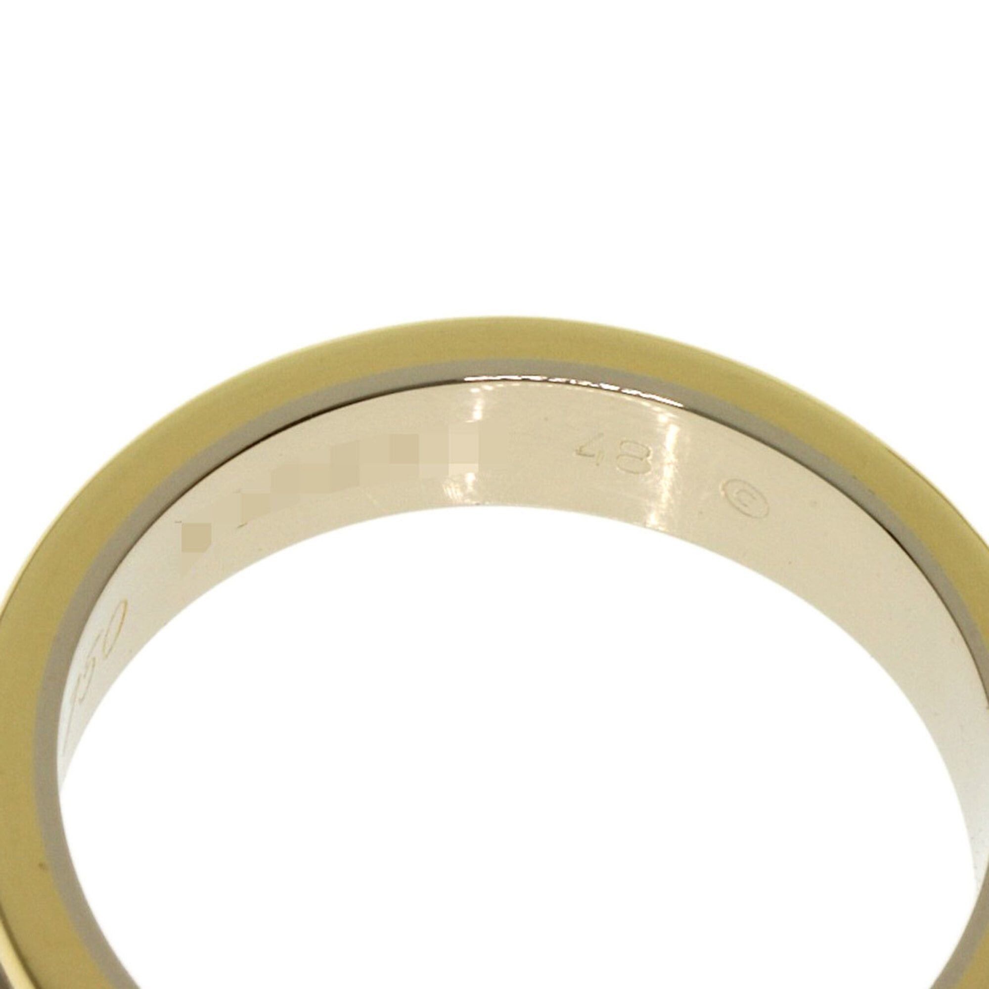 Cartier Cartier Three Gold #48 Ring, 18K Yellow Gold/18K White Pink Gold, Women's, CARTIER Size ONE SIZE - 5 Thumbnail