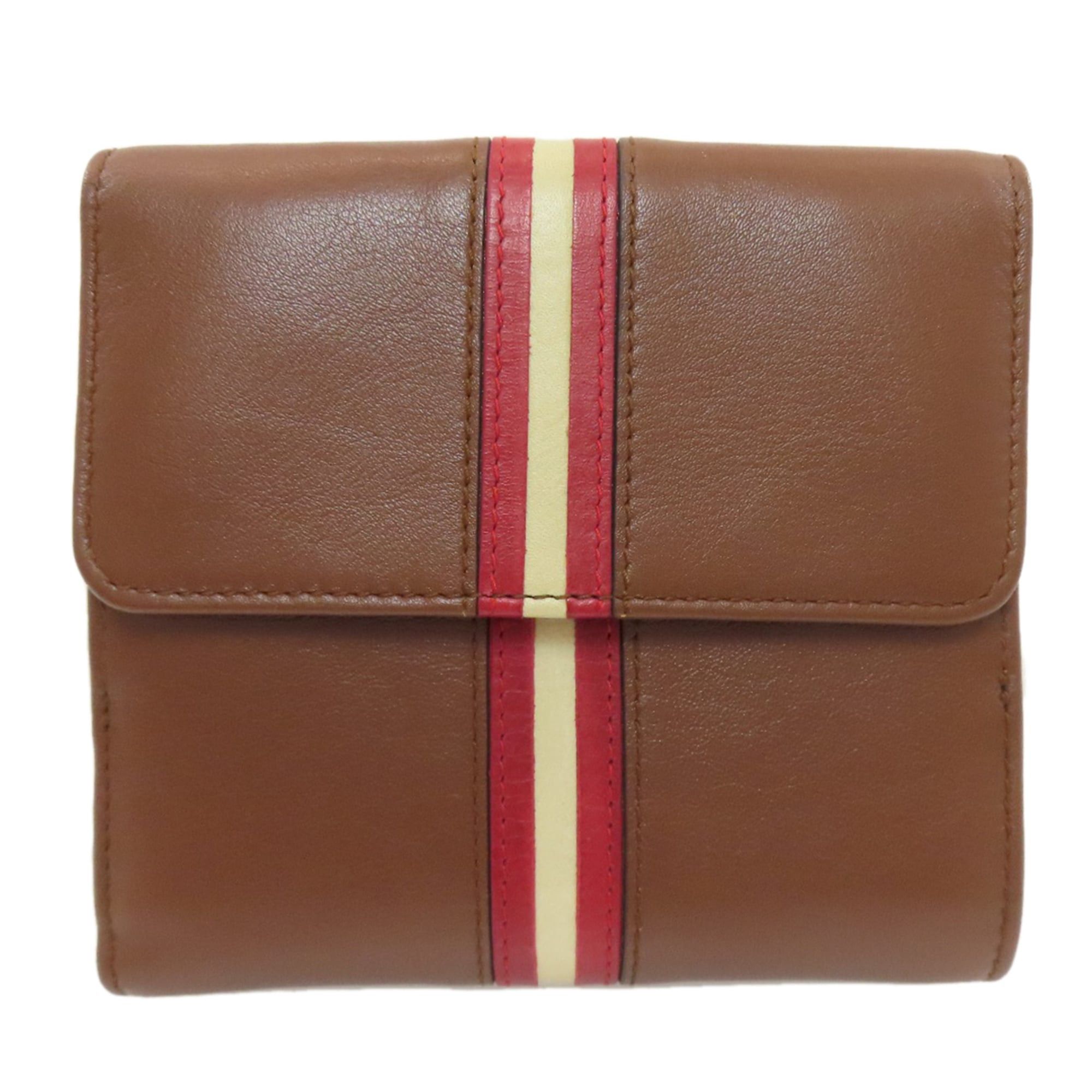 Bally Bally Stripe Bi-fold Wallet Leather Women's BALLY Size ONE SIZE - 2 Thumbnail