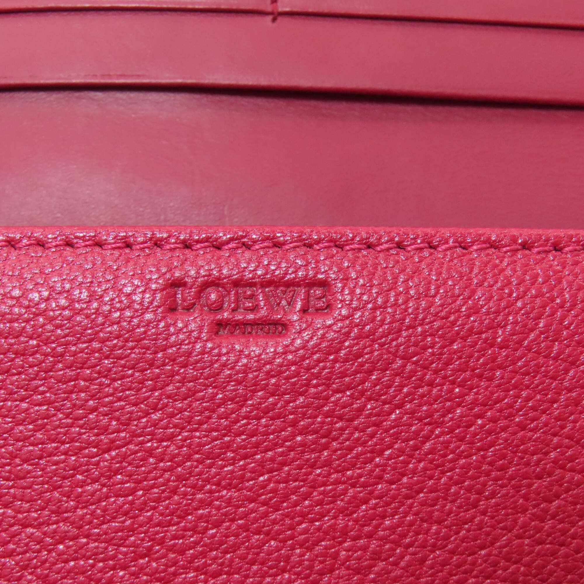 Loewe Loewe Anagram Long Wallet, Calfskin, Women's Size ONE SIZE - 7 Thumbnail