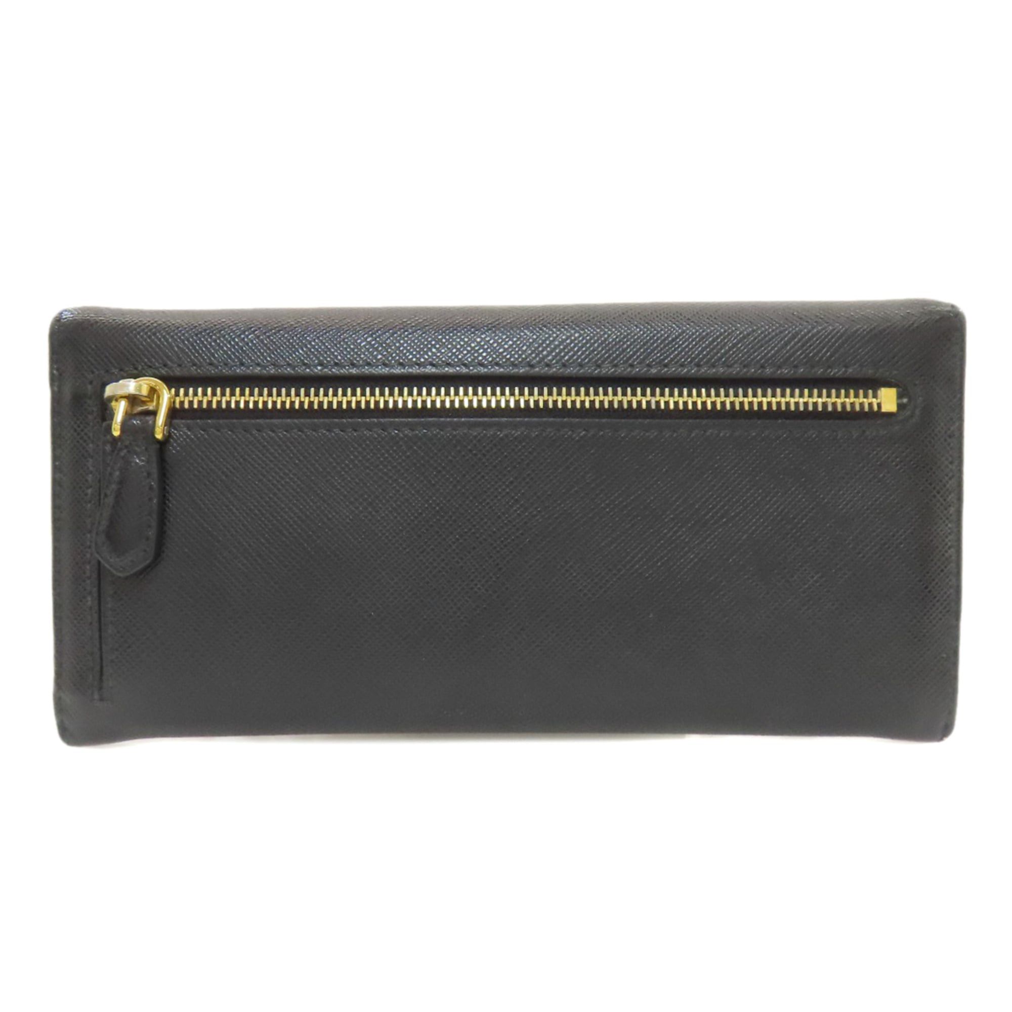 Prada Prada Saffiano Leather Long Wallet for Women PRADA Size ONE SIZE - 2 Thumbnail
