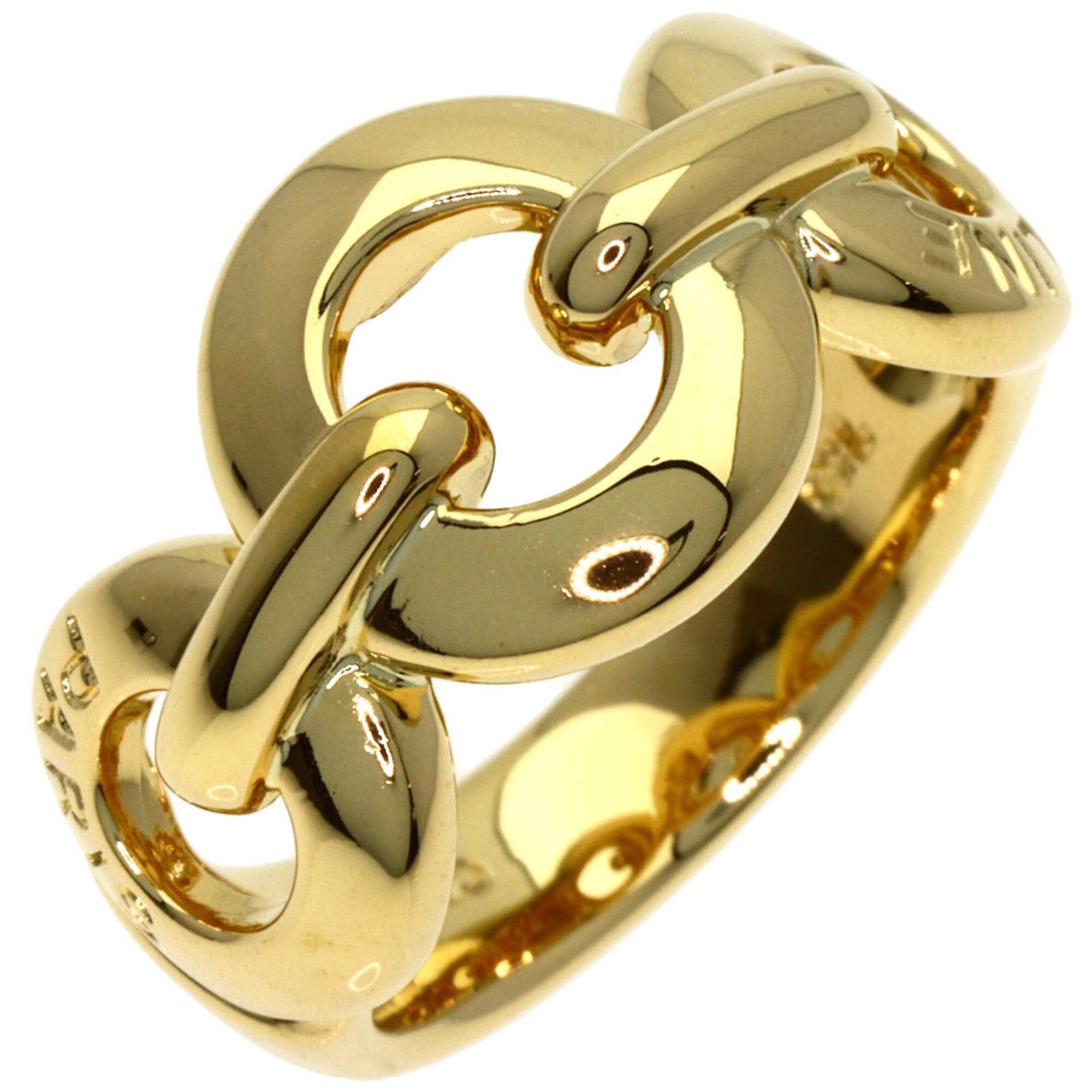 Celine Celine Circle Logo Ring, 18K Yellow Gold, Women's Size ONE SIZE - 2 Thumbnail