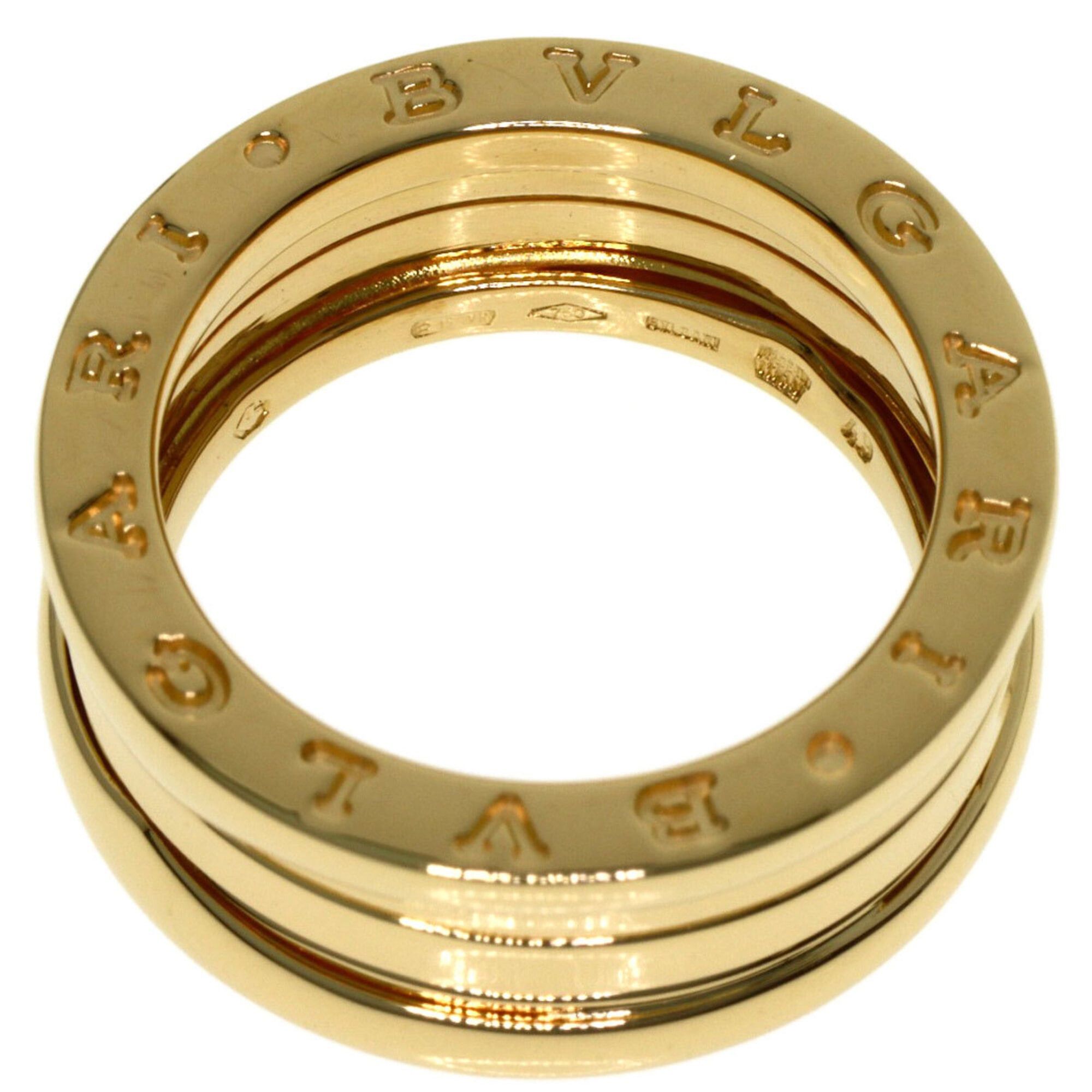 Bvlgari BVLGARI B-zero1 2-band ring #49, 18K yellow gold, women's. Size ONE SIZE - 4 Thumbnail