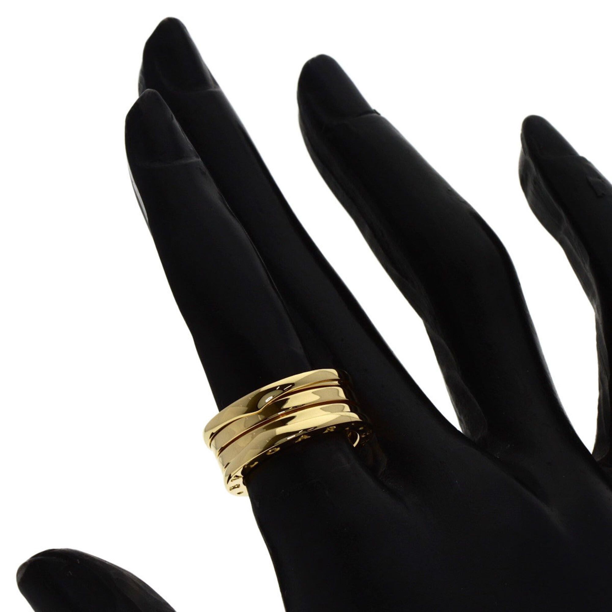 Bvlgari BVLGARI B-zero1 2-band ring #49, 18K yellow gold, women's. Size ONE SIZE - 6 Thumbnail