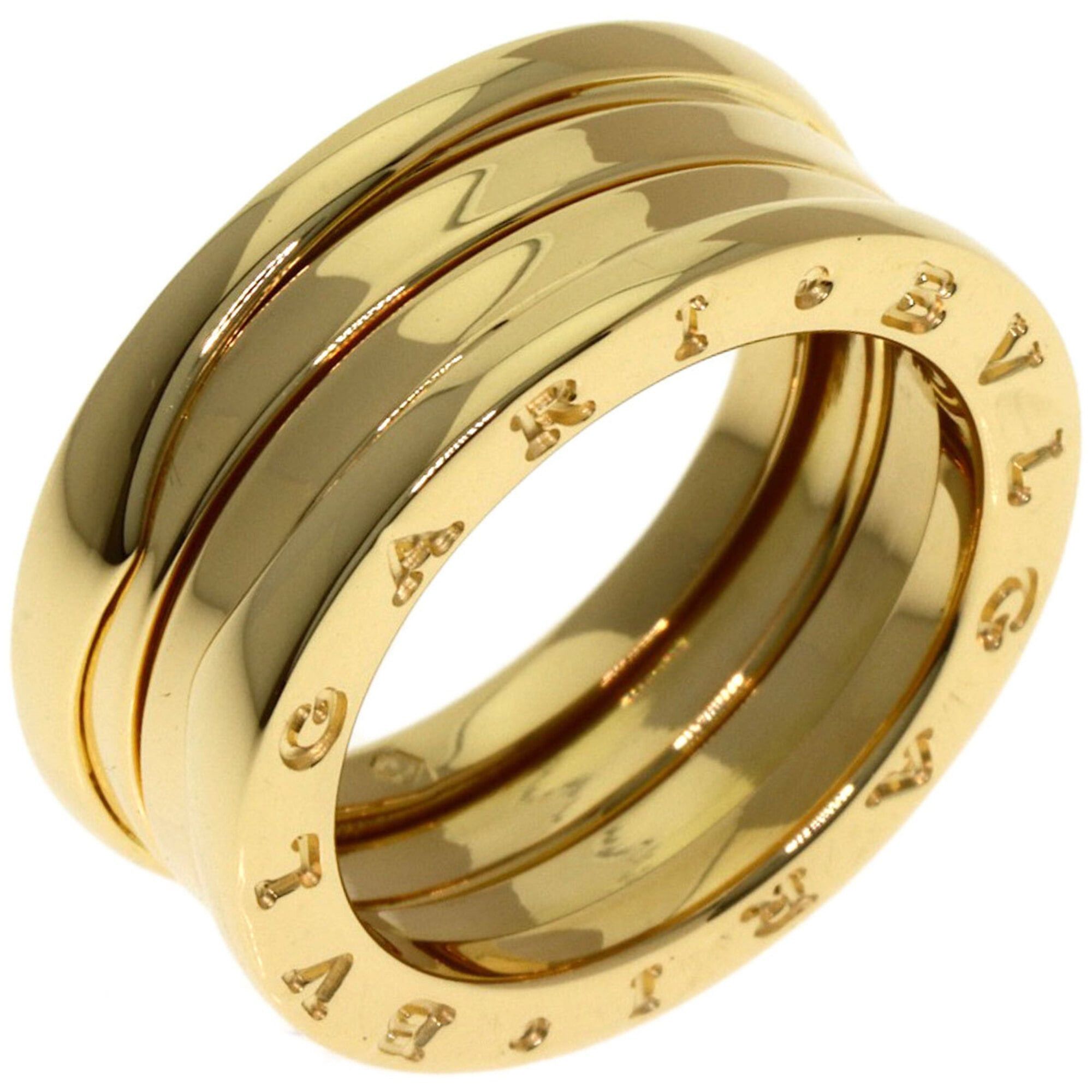 Bvlgari BVLGARI B-zero1 2-band ring #49, 18K yellow gold, women's. Size ONE SIZE - 2 Thumbnail