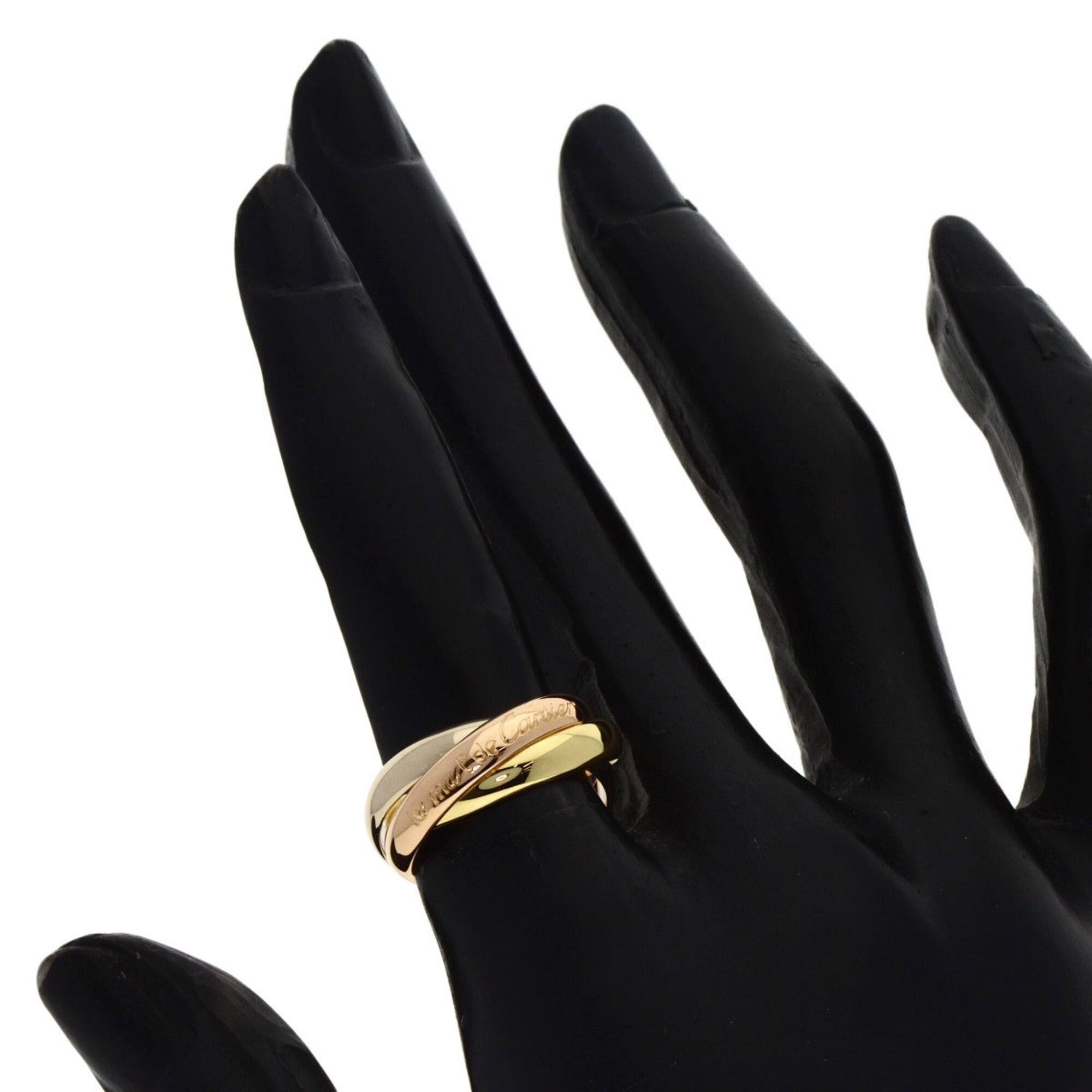 Cartier Cartier Trinity #49 Ring, 18K Yellow Gold/18K White Pink Gold, Women's, CARTIER Size ONE SIZE - 4 Thumbnail