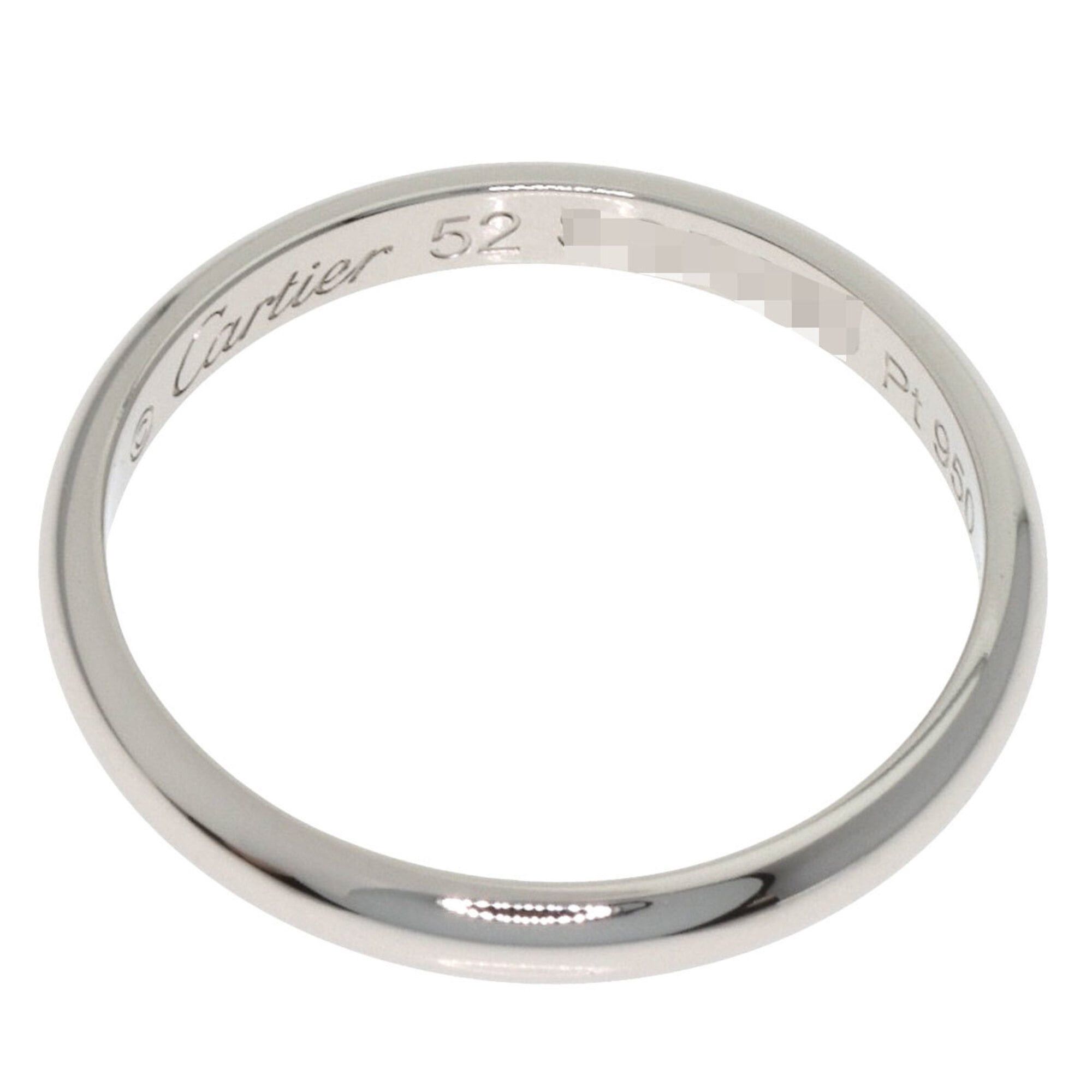 Cartier Cartier Wedding Ring #52, Platinum PT950, Women's, CARTIER Size ONE SIZE - 4 Thumbnail