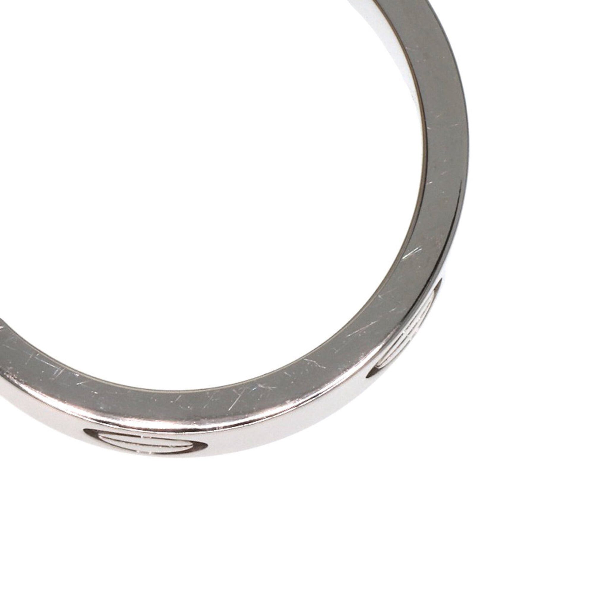 Cartier Cartier Love Ring #49, 18K White Gold, Women's Ring, CARTIER Size ONE SIZE - 7 Thumbnail