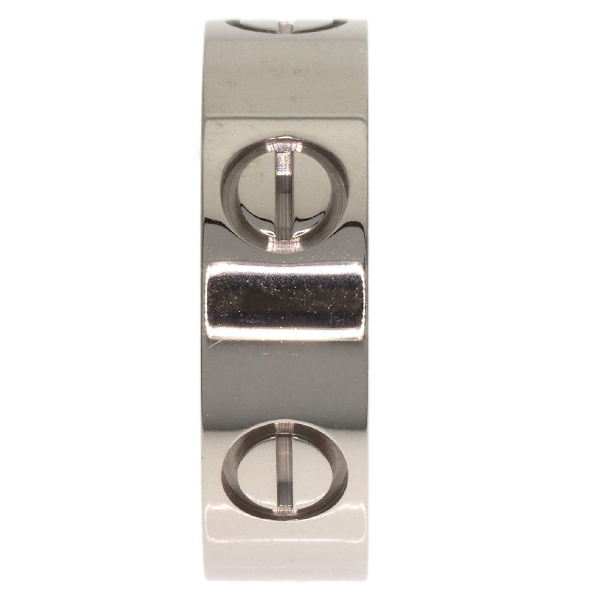 Cartier Cartier Love Ring #49, 18K White Gold, Women's Ring, CARTIER Size ONE SIZE - 3 Thumbnail