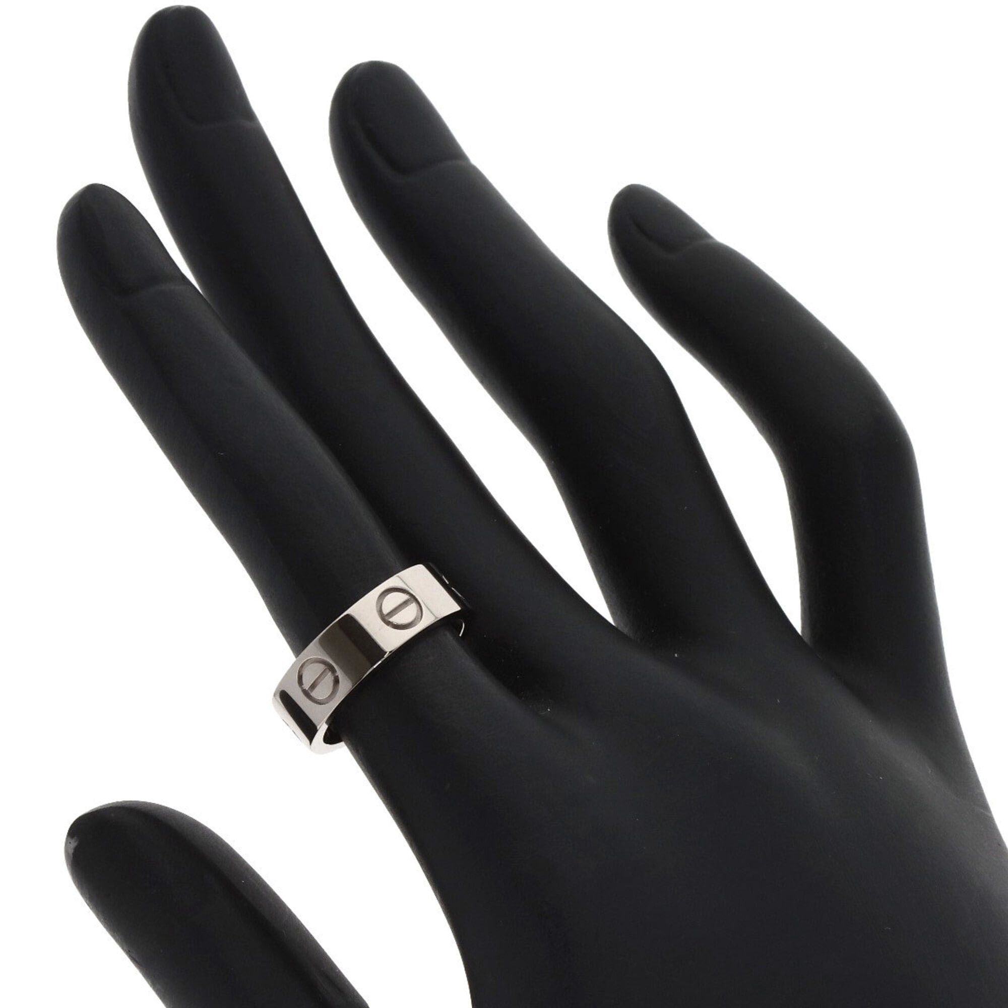 Cartier Cartier Love Ring #49, 18K White Gold, Women's Ring, CARTIER Size ONE SIZE - 5 Thumbnail